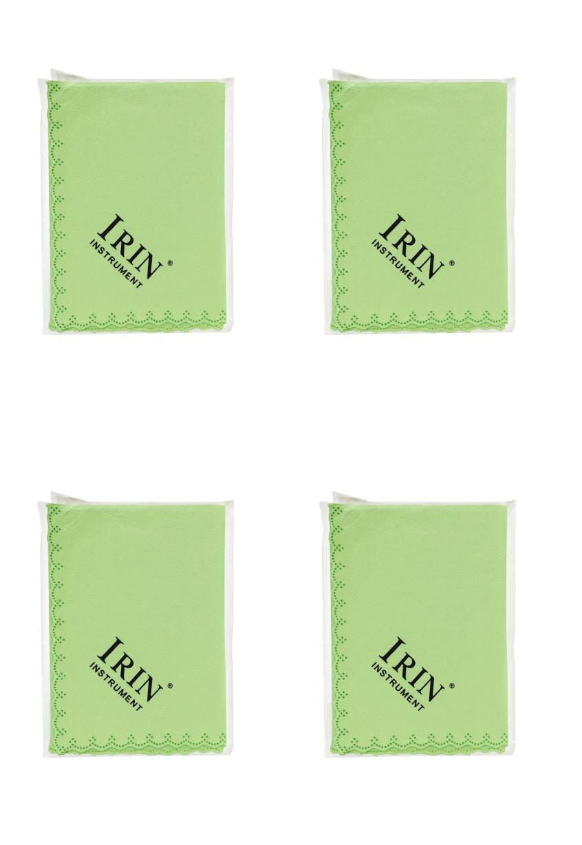 4 Sets Musical Instrument Cleaning Cloths | Soft & Lint-Free