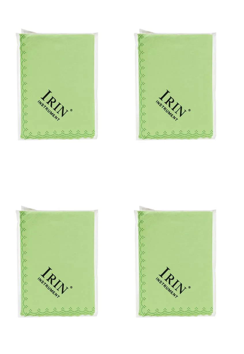 4 Sets Musical Instrument Cleaning Cloths | Soft & Lint-Free