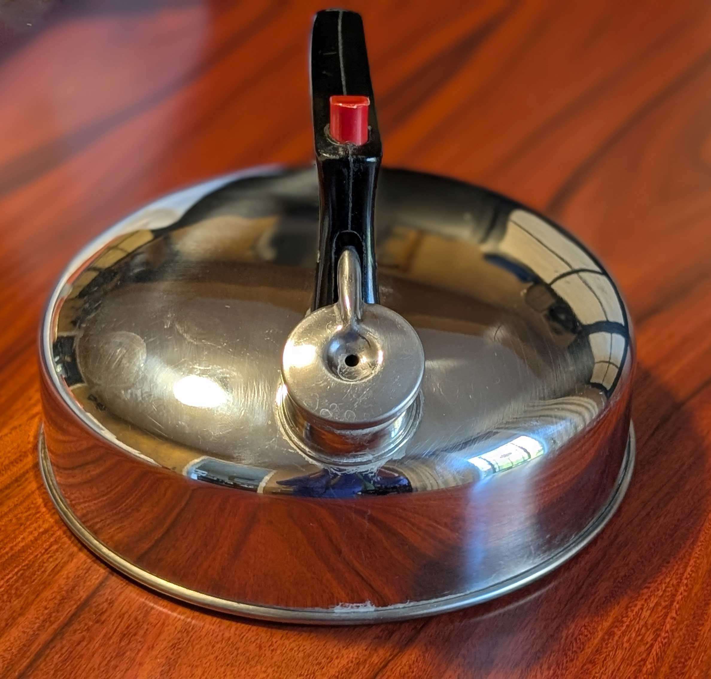 Small Stainless Steel Whistling Kettle - photo 3