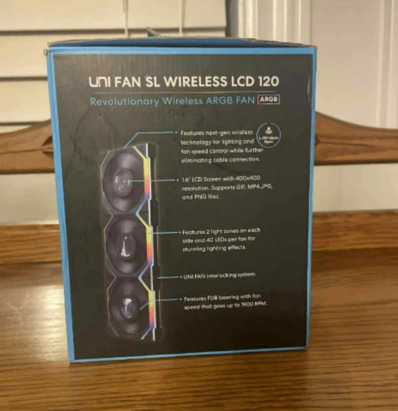 Lian Li UNI FAN SL Wireless LCD 120 ARGB Fan image indicator(3)