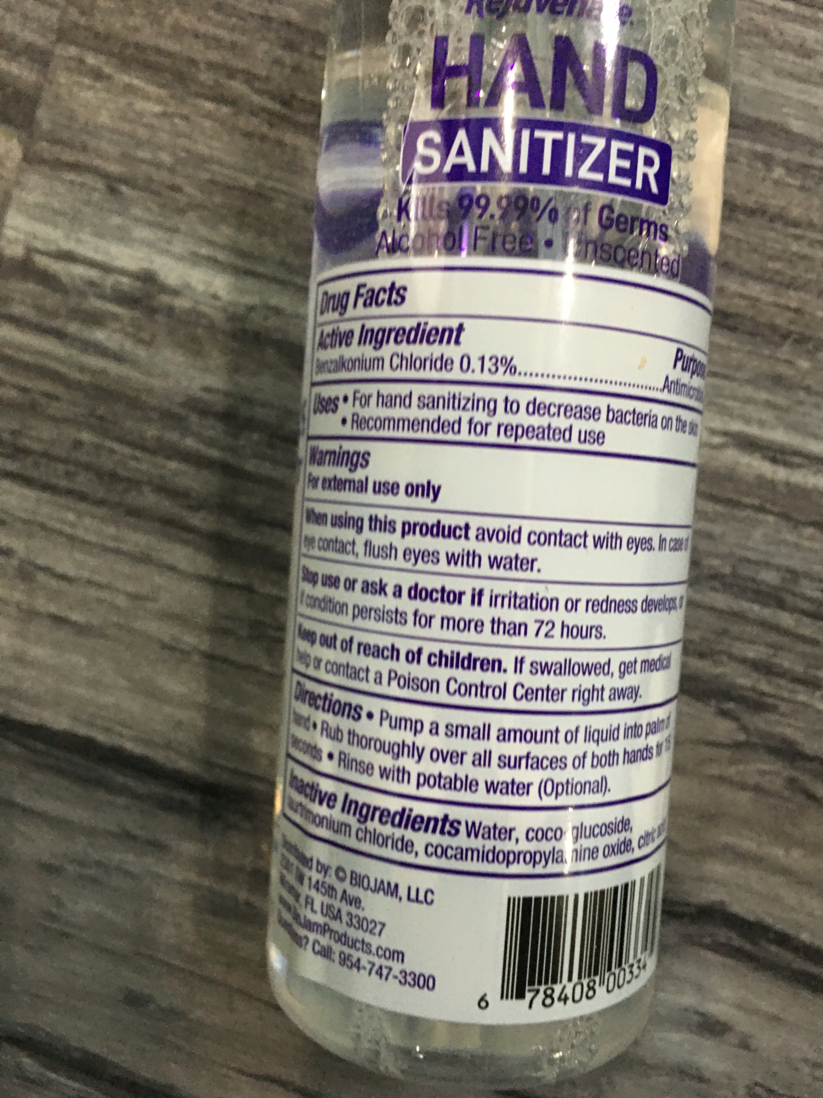 Rejuvenate Hand Sanitizer 8 fl oz - photo 3