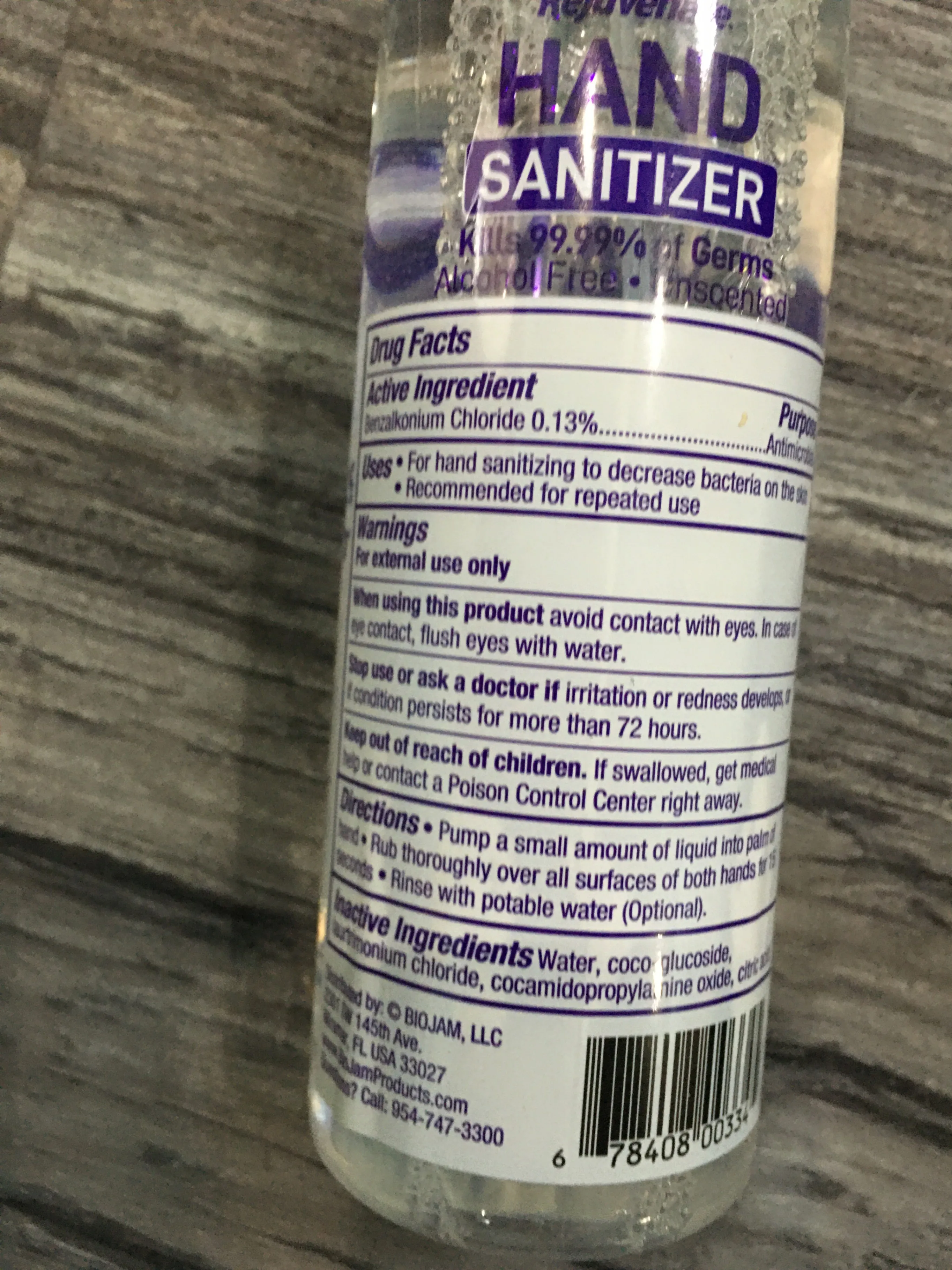 Rejuvenate Hand Sanitizer 8 fl oz image indicator(3)