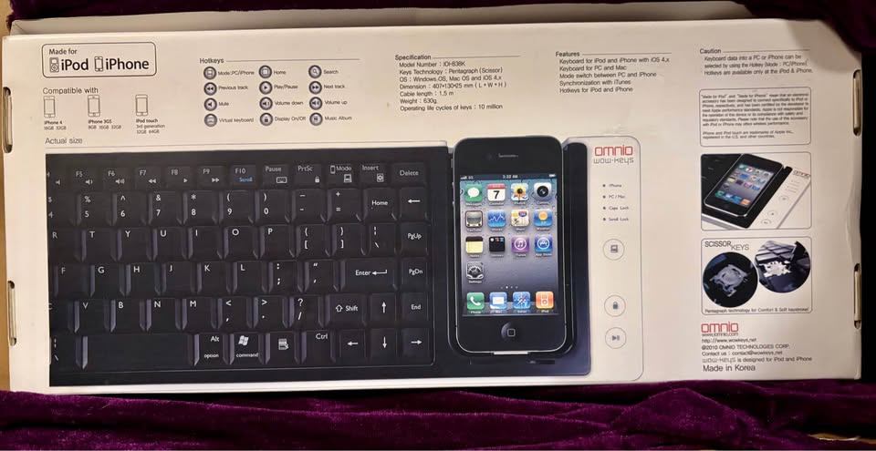 Omnio Wow-Keys PC Mac Keyboard - New (Opened Box) - photo 2