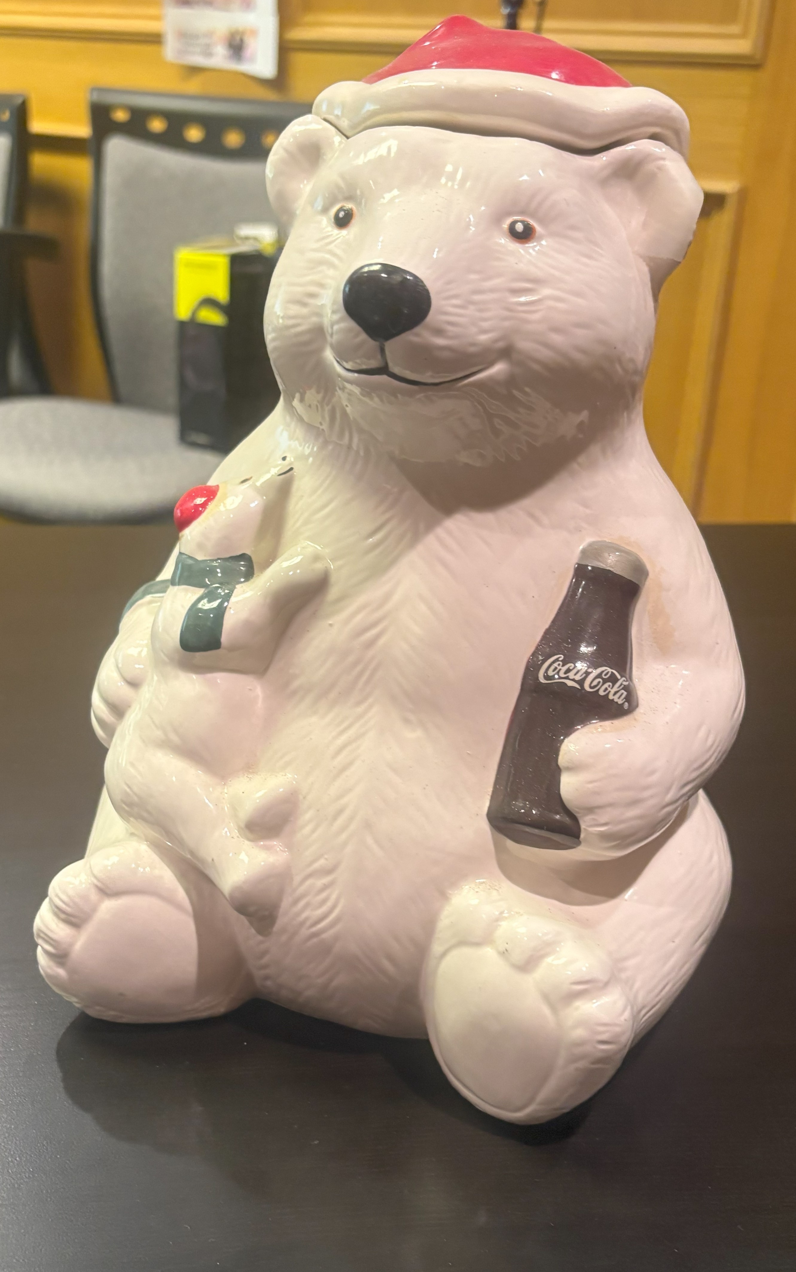 Cookie Jar- Coca Cola Bear with Cub - photo 2
