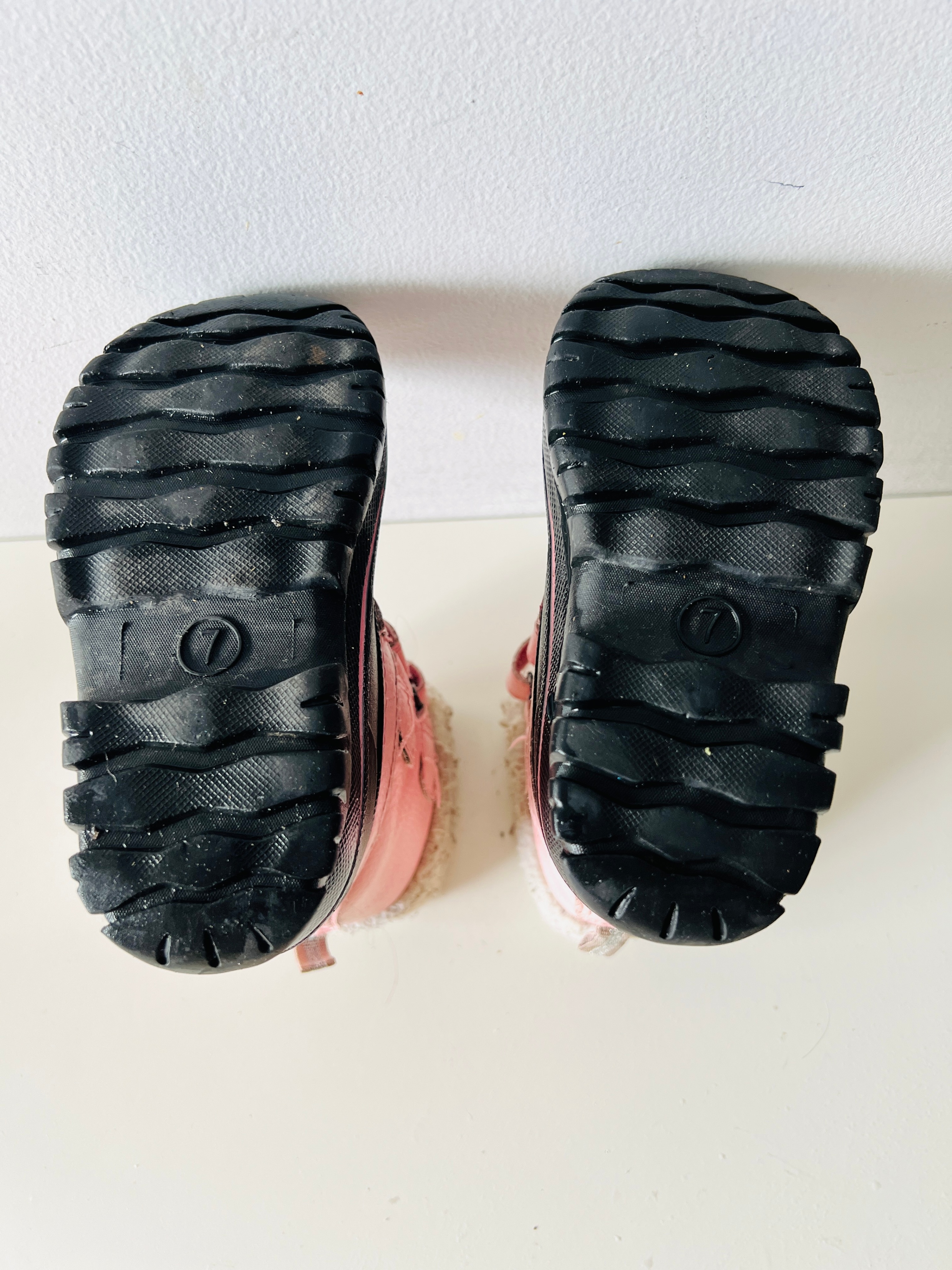 Girls Pink Snow Winter Boots age 2-3 years - Size 7 - photo 2
