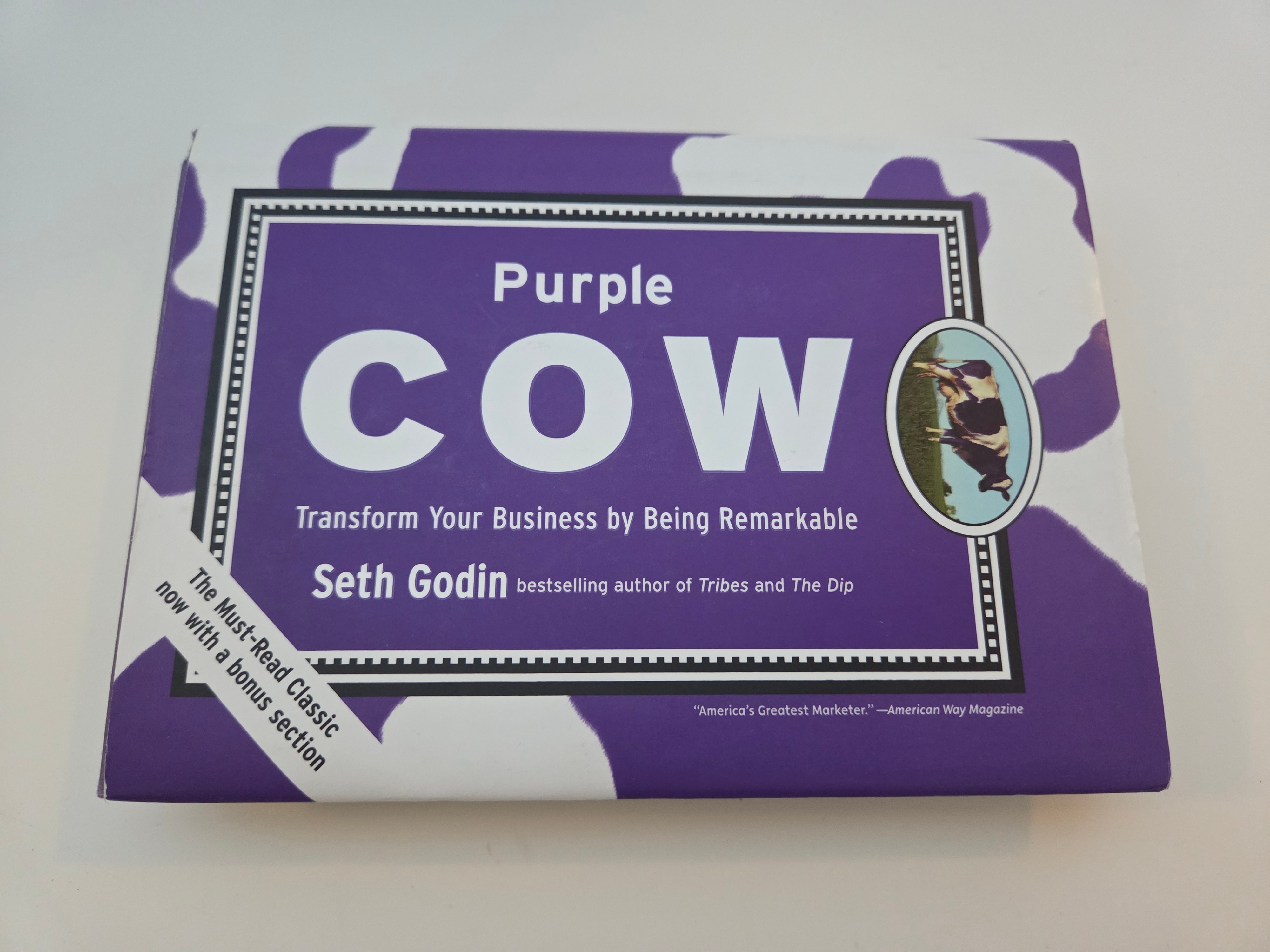 Purple Cow by Seth Godin – Marketing Book - photo 2
