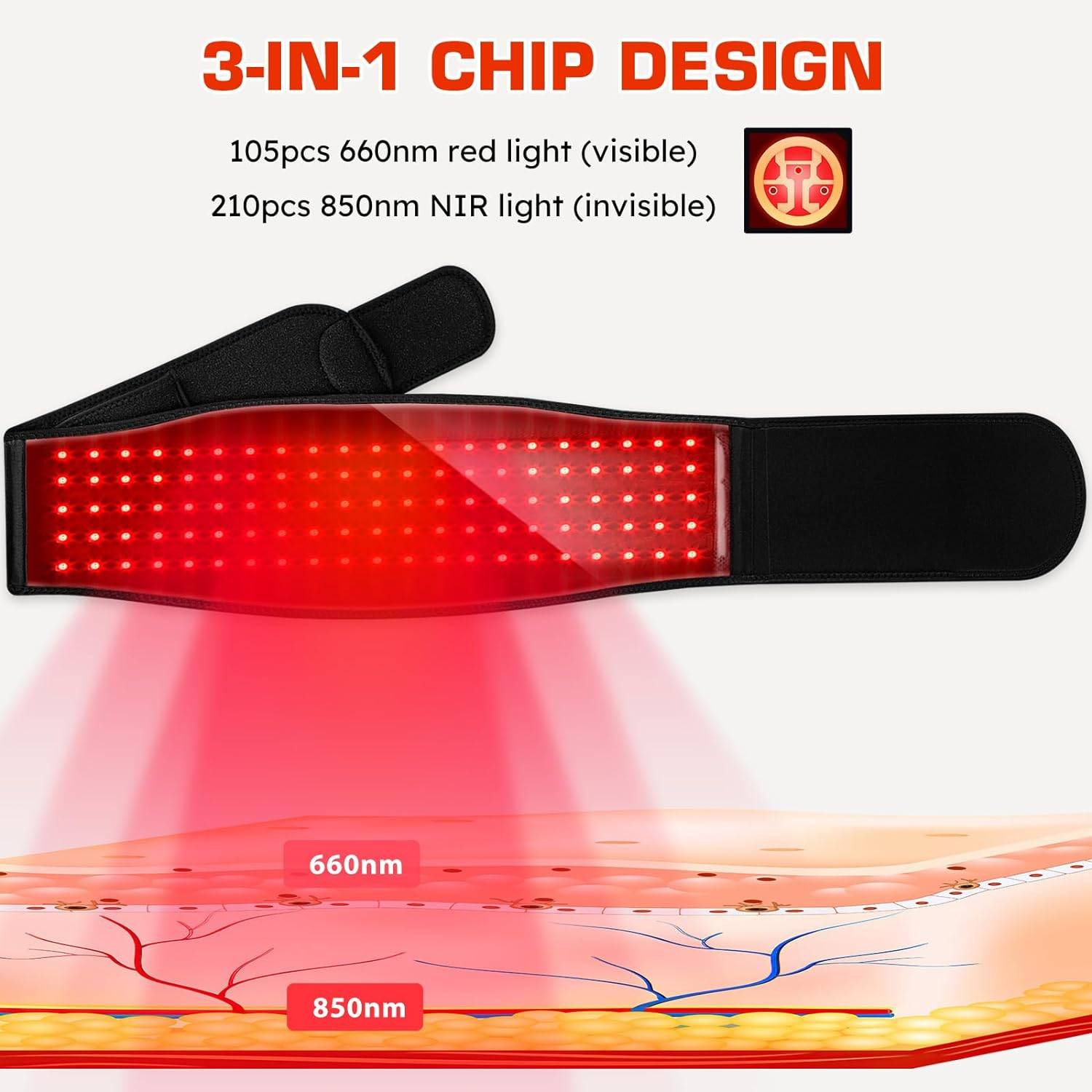 VICONOR Red Light Therapy Belt - photo 4