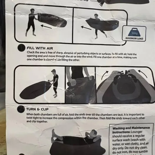 Inflatable Lounge Chair, Hammock, Floatation image indicator(3)