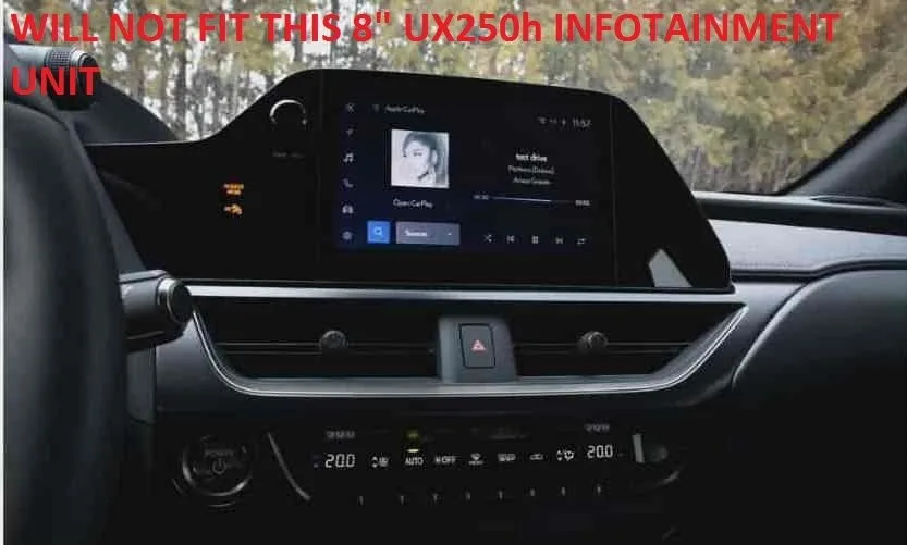 NEW 2022+ Lexus UX250h 12.3" Tempered Glass GPS Screen Protector image indicator(2)