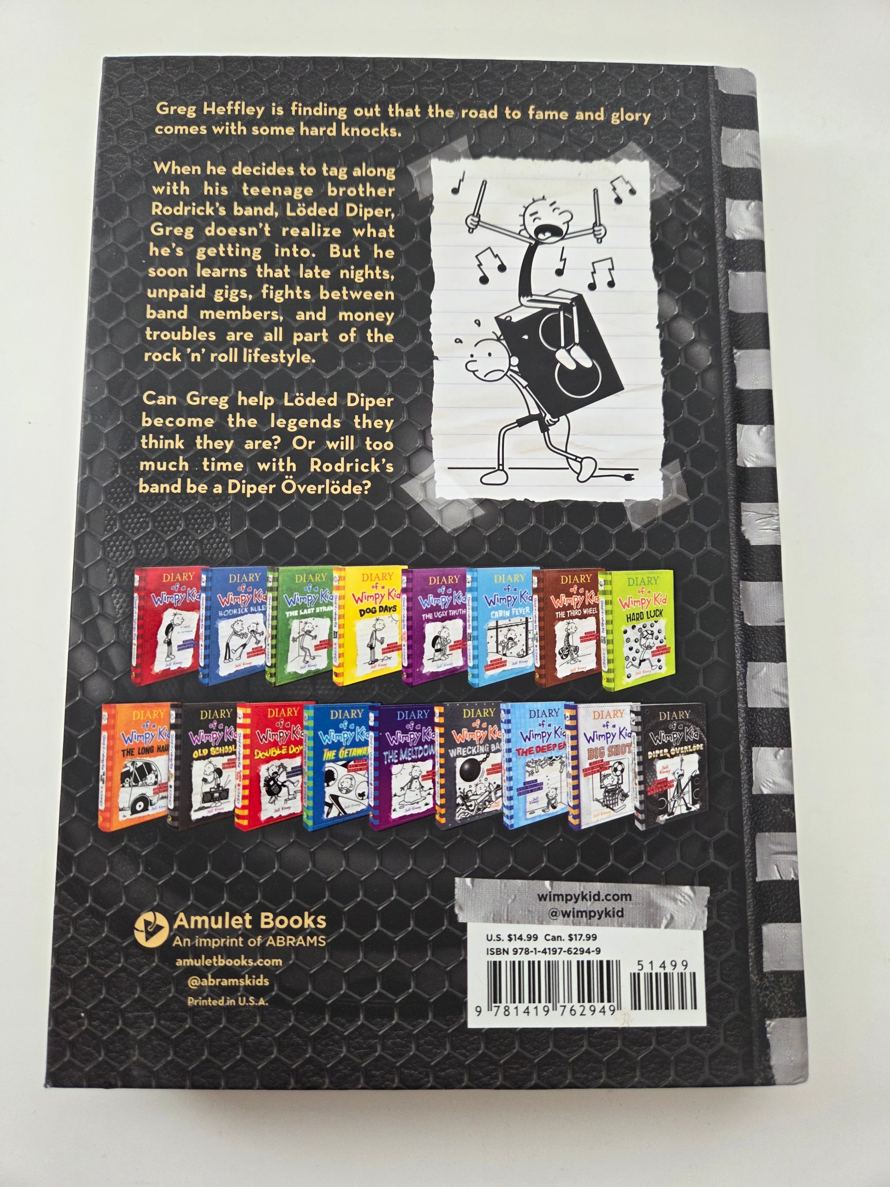 Wimpy Kid #17: Diper Överlöde – NEW Hardcover - photo 2