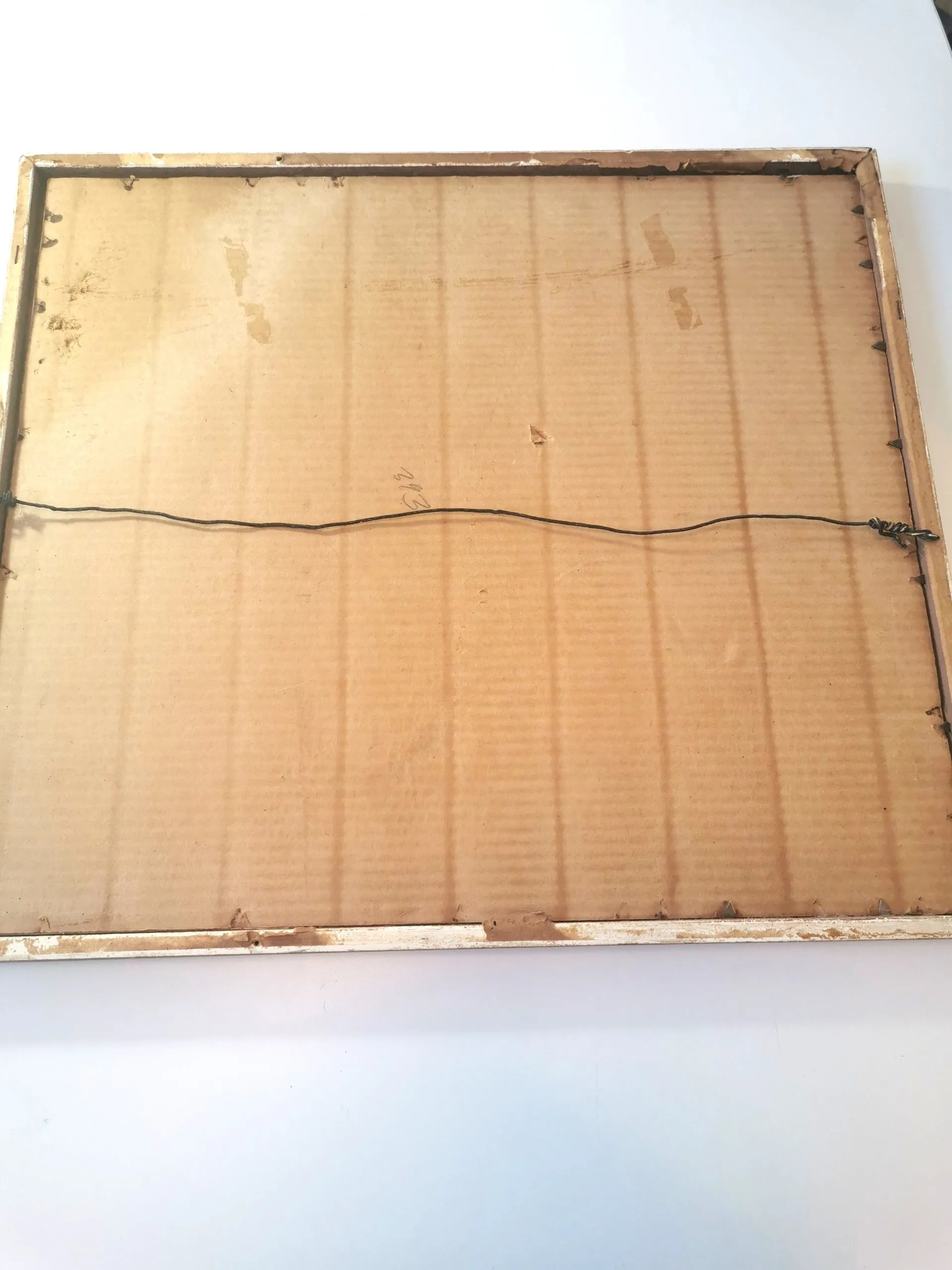 Tosa Mitsuoki Woodblock Print Quail Flowers Japan DAMAGED FRAME image indicator(5)