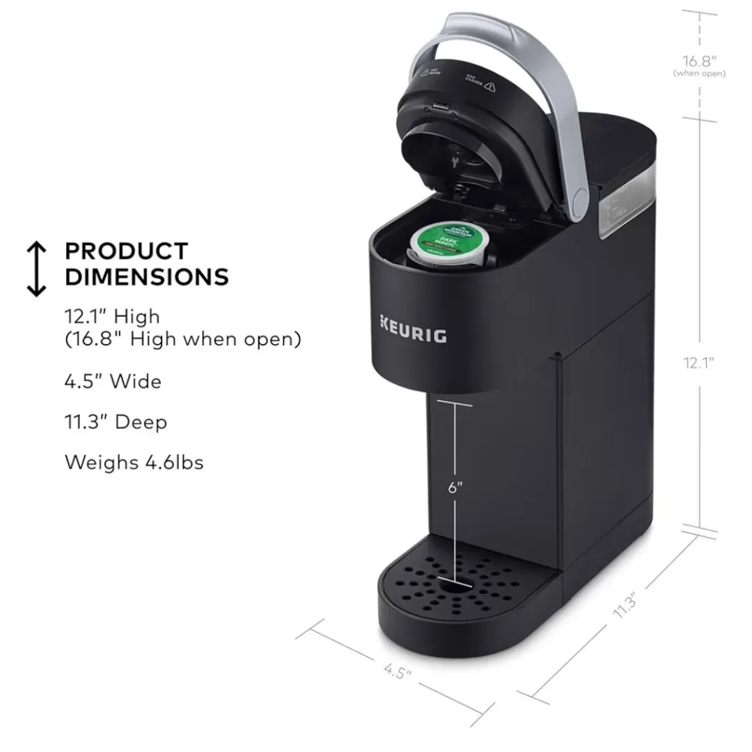 Keurig K-Mini Single Serve Coffee Maker, 6 to 12oz, Black image indicator(4)