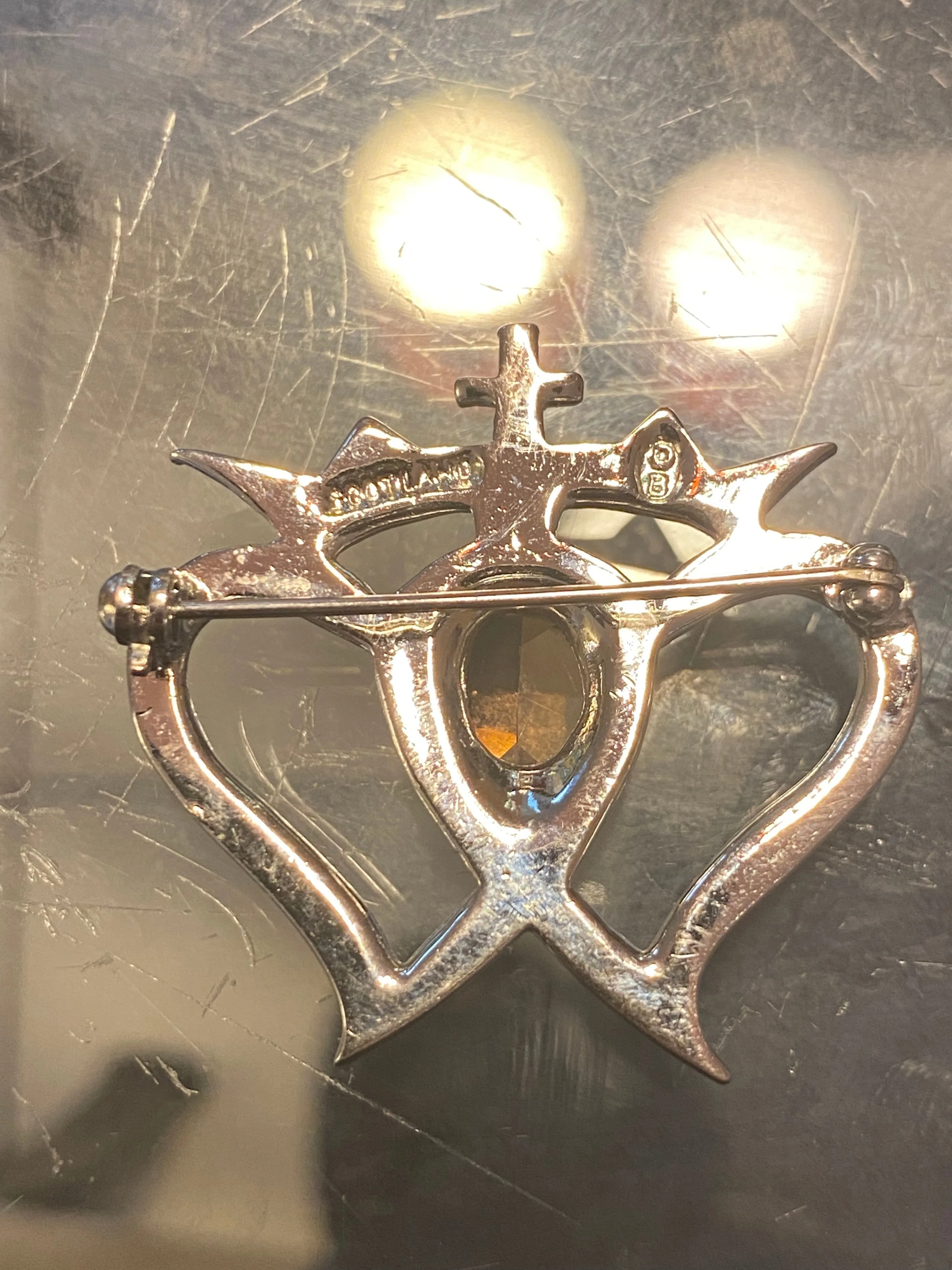 Vintage Scottish Luckenbooth Brooch & Bracelet Set image indicator(4)