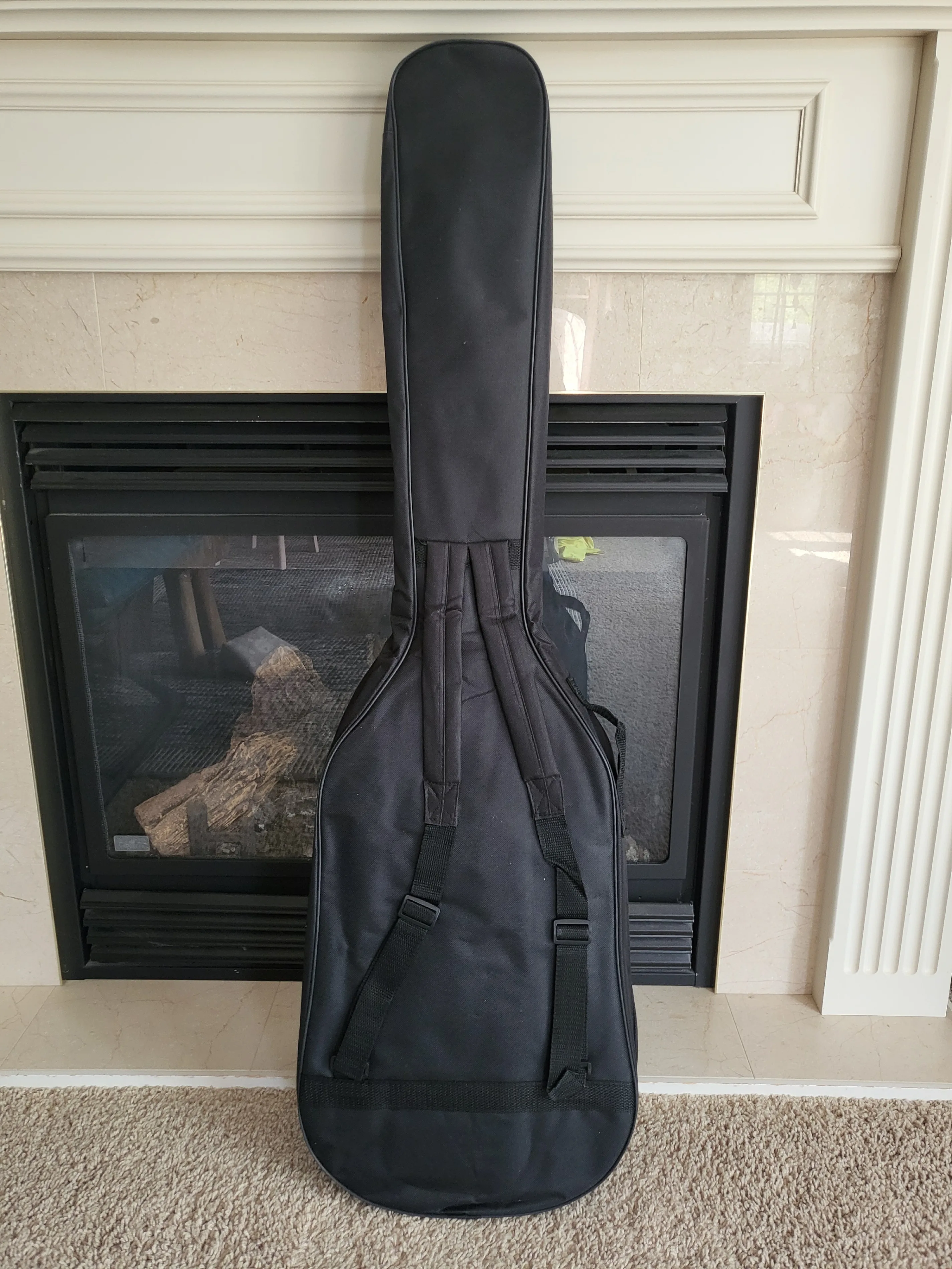 Left-Handed Precision Style Bass Guitar Brand New Black package image indicator(8)