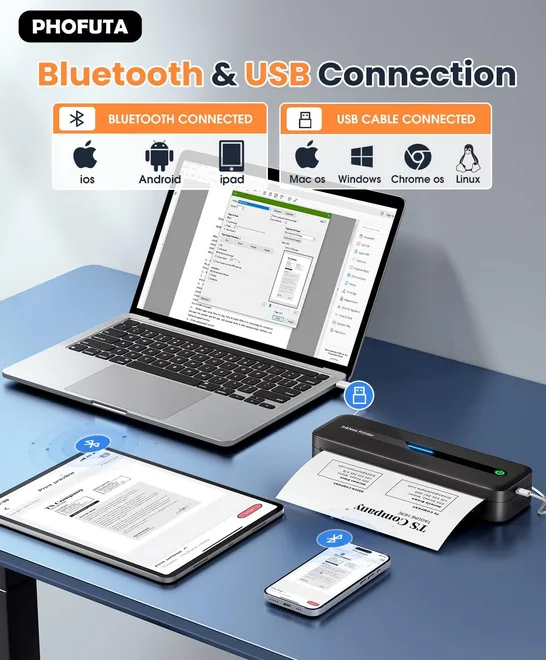 M832 Portable Printers Wireless(Purple)[Brand New in Box] image indicator(2)