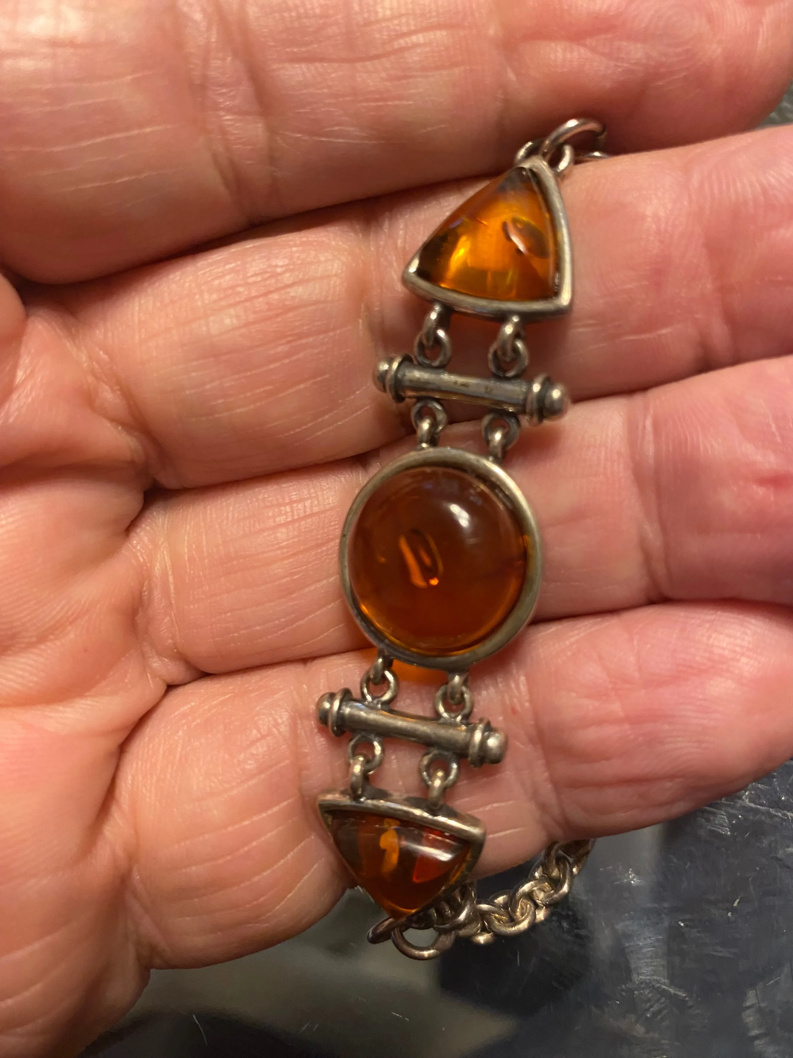 Vintage Scottish Luckenbooth Brooch & Bracelet Set image indicator(7)