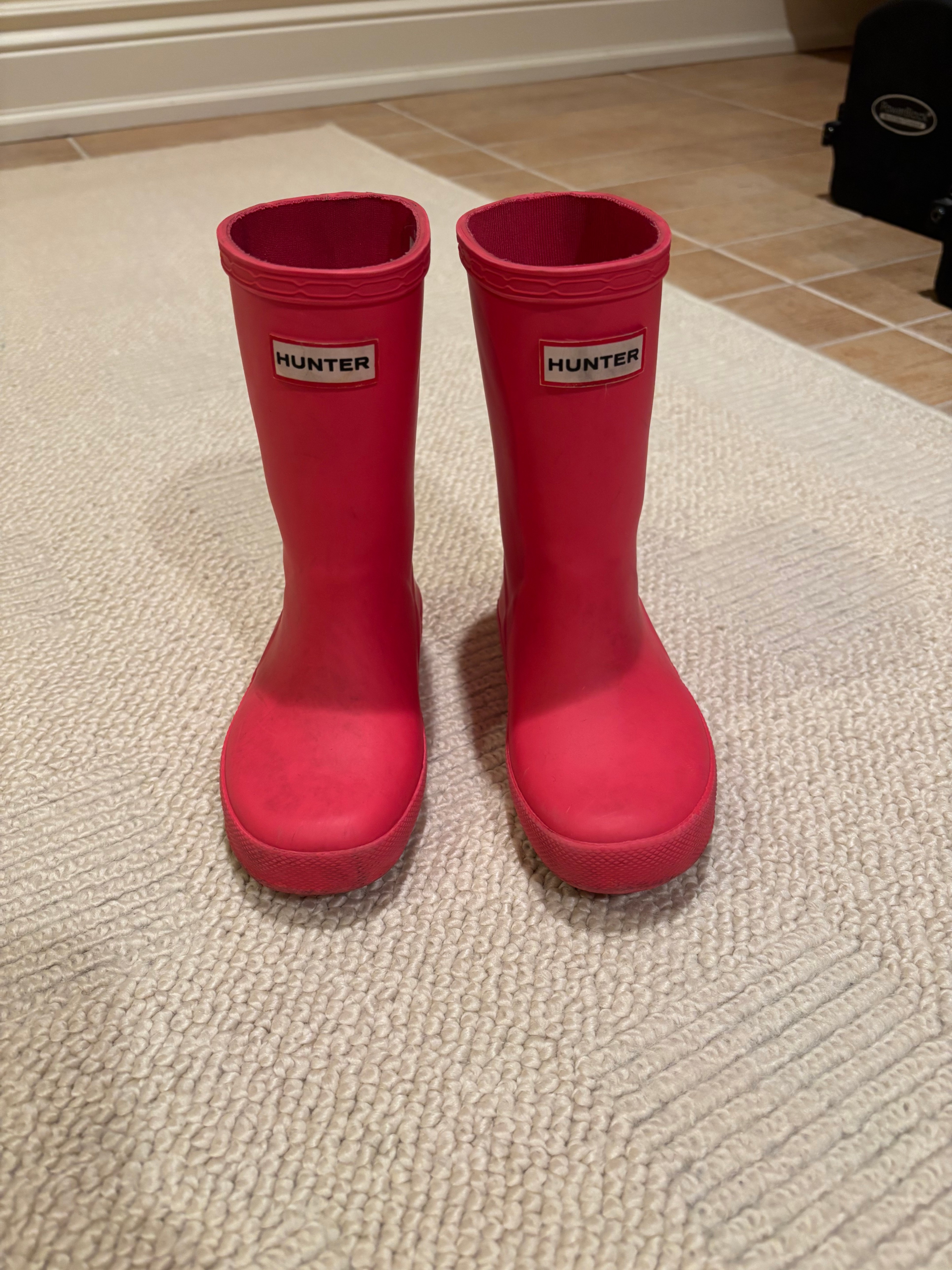 Girls Hunter Boots Size 9