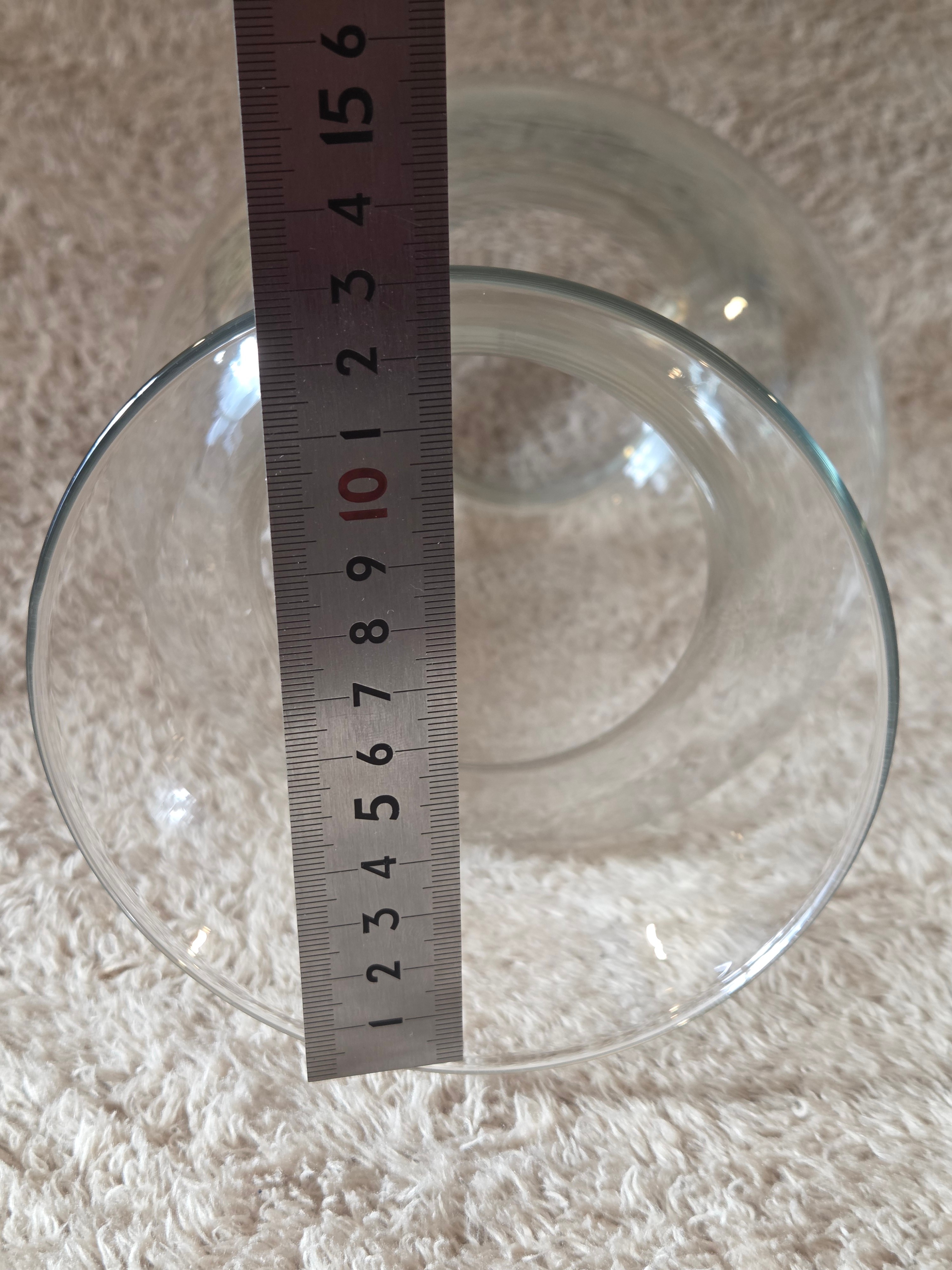 Clear Glass Bouquet Vase, 28 cm (11 in) Tall - photo 4