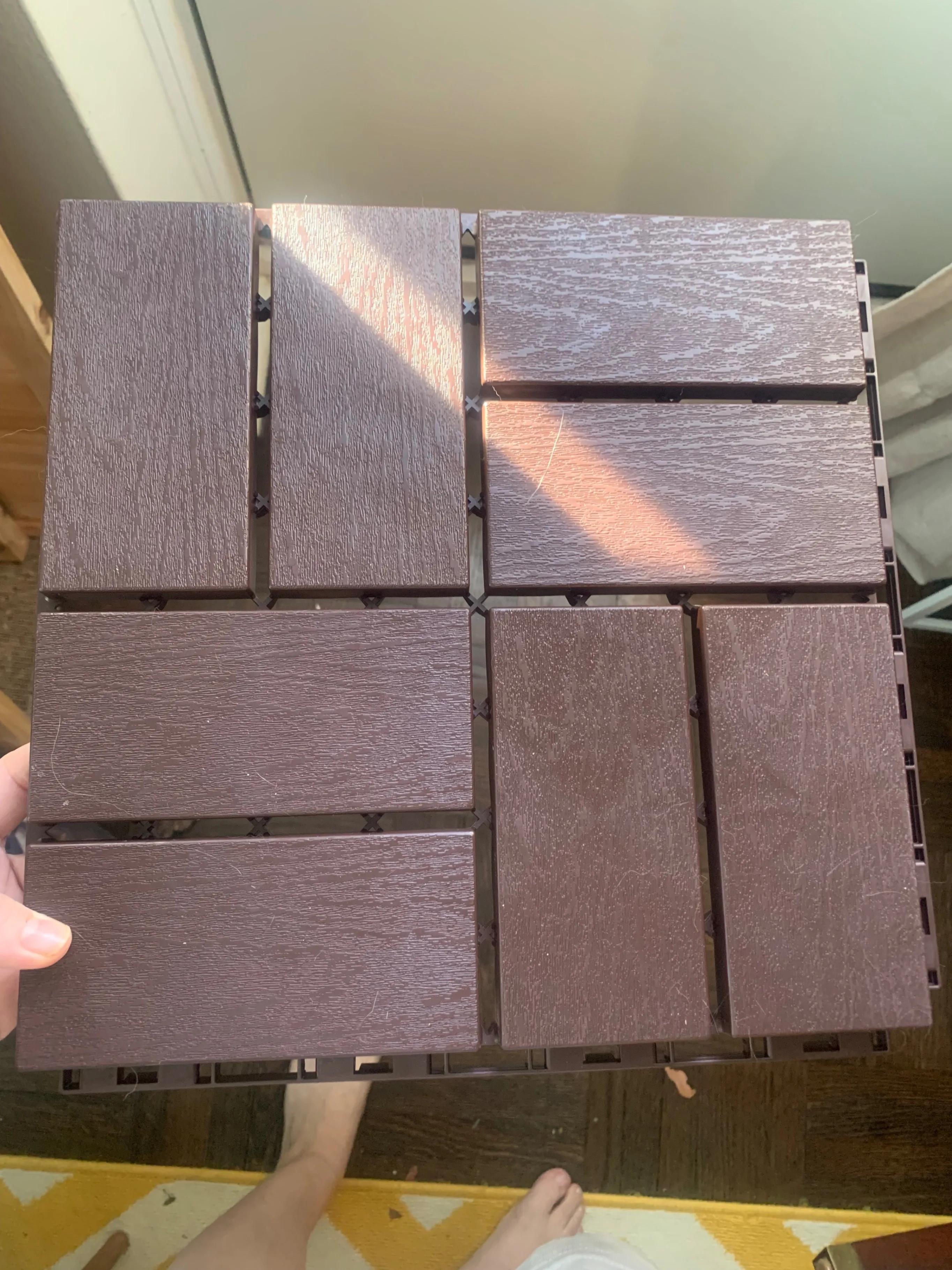 New (38) Dark Brown Deck Tiles
