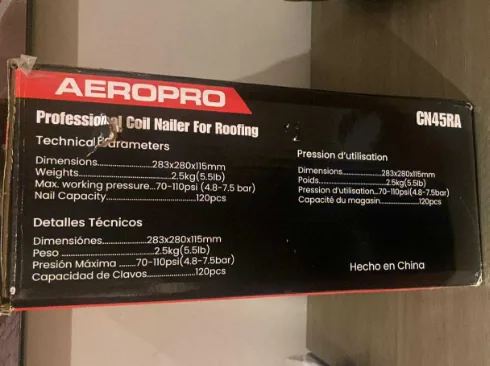 AEROPRO CN45RA Heavy-Duty Roofing Coil Nailer image indicator(4)