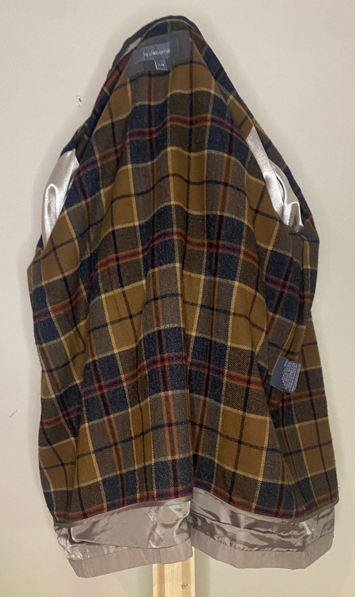 Liz Claiborne Soft Shell Lined Hooded Tan Women’s Coat Large - photo 4