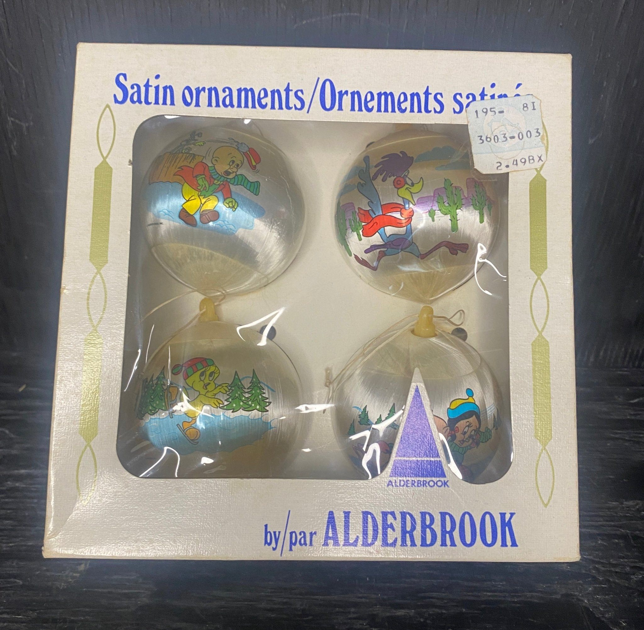 Vintage Looney Tunes Christmas Ornaments - photo 3