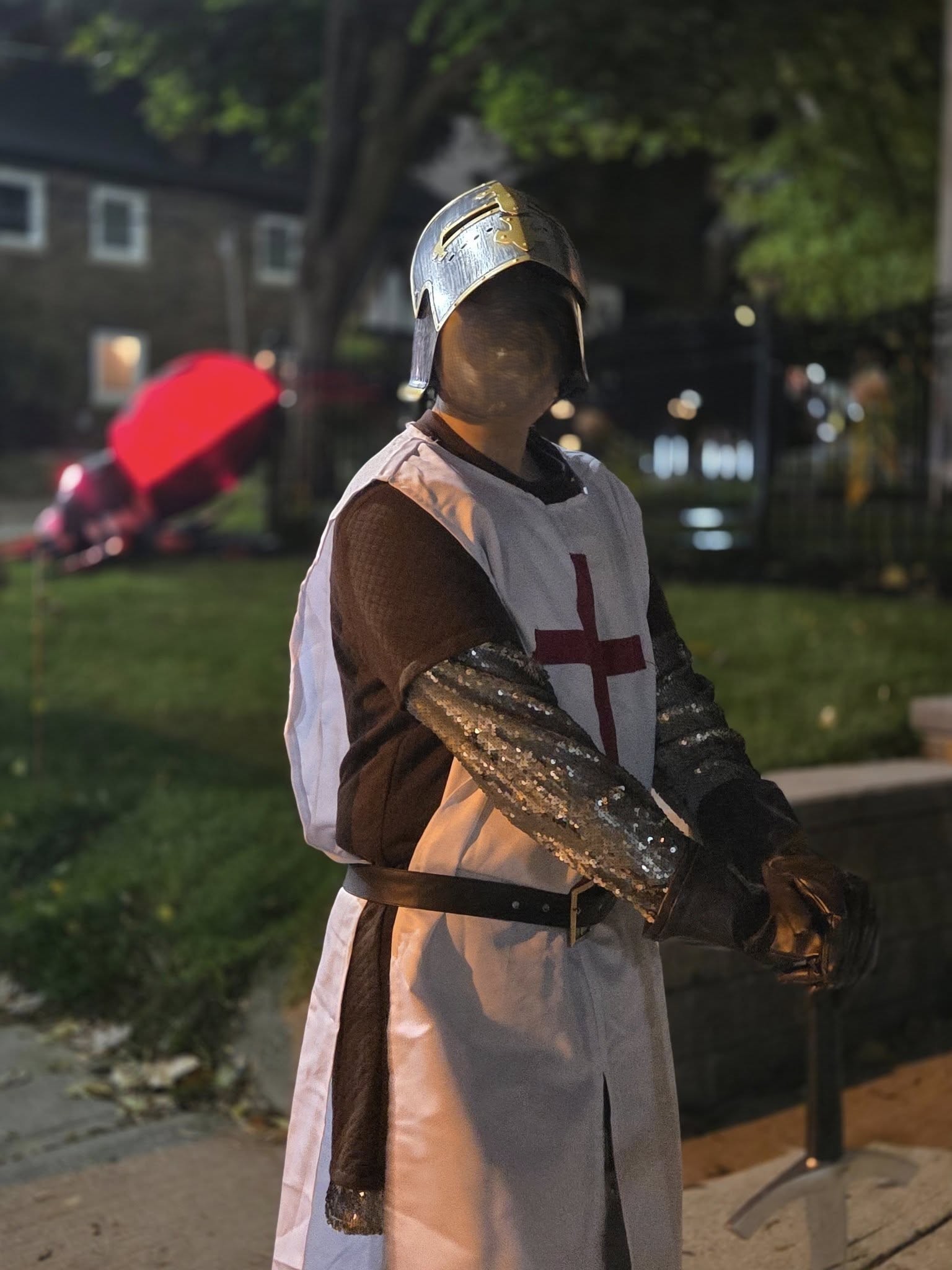 Crusader Knight Set M – Masquerade Costume + Sword - photo 2