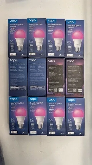 "12" PACK" Smart Bulbs, 16M Colors RGBW, Dimmable L531E