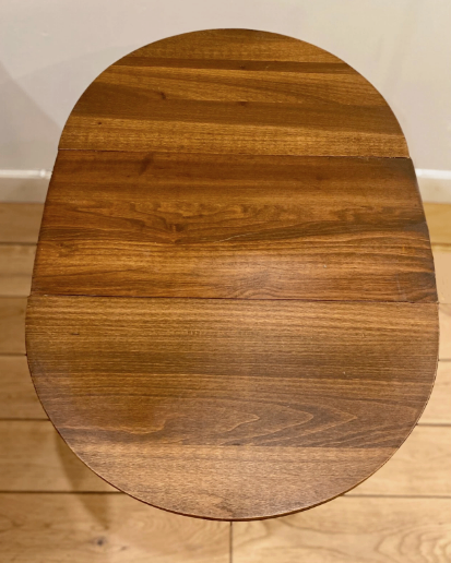 Antique Pennsylvania Country Drop Leaf Wooden Accent Side Table - photo 4