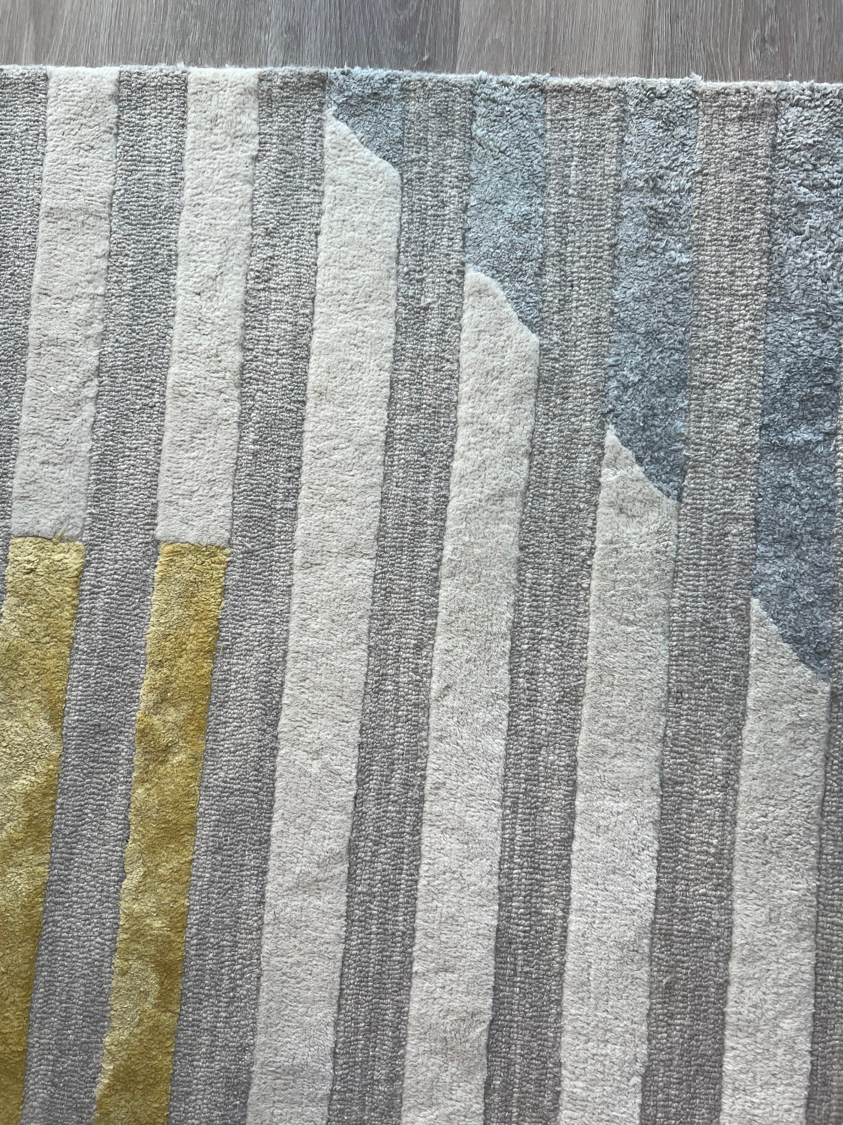 8x10 West Elm Wool Area Rug from Shoes off household - photo 4