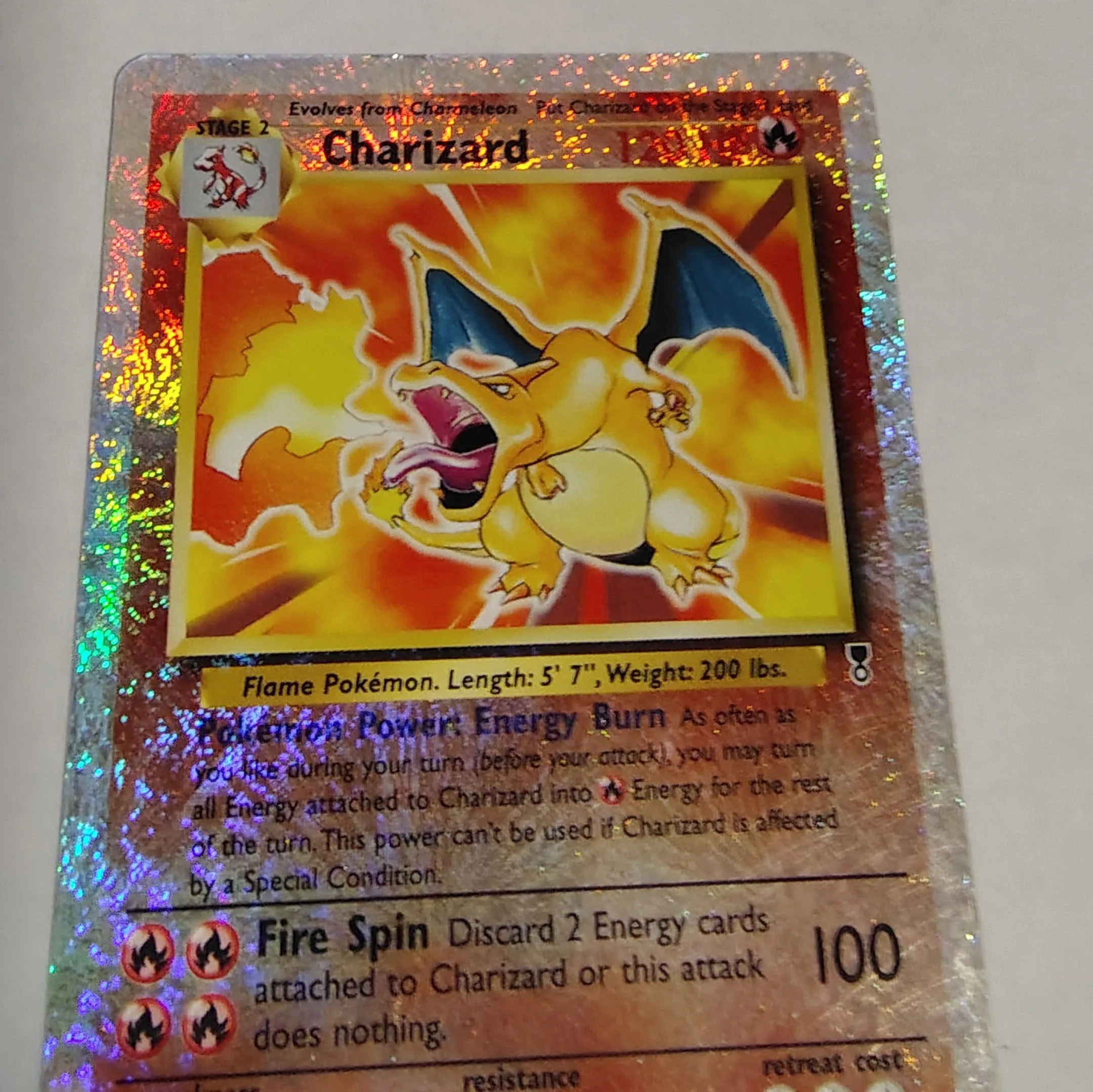 Charizard Reverse Holo Pokemon Card Legendary Collection image indicator(9)