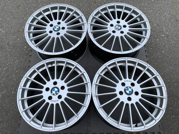 Set of RARE BMW After Market Rep Hamann 20X8.5/9.5 rims good con - photo 3