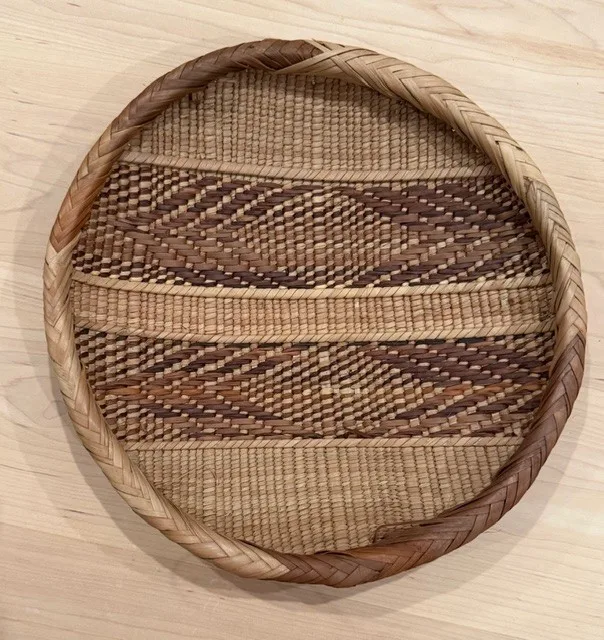 Lot of 7 Tonga Binga Gokwe Baskets Zimbabwe 9”- 10” image indicator(7)