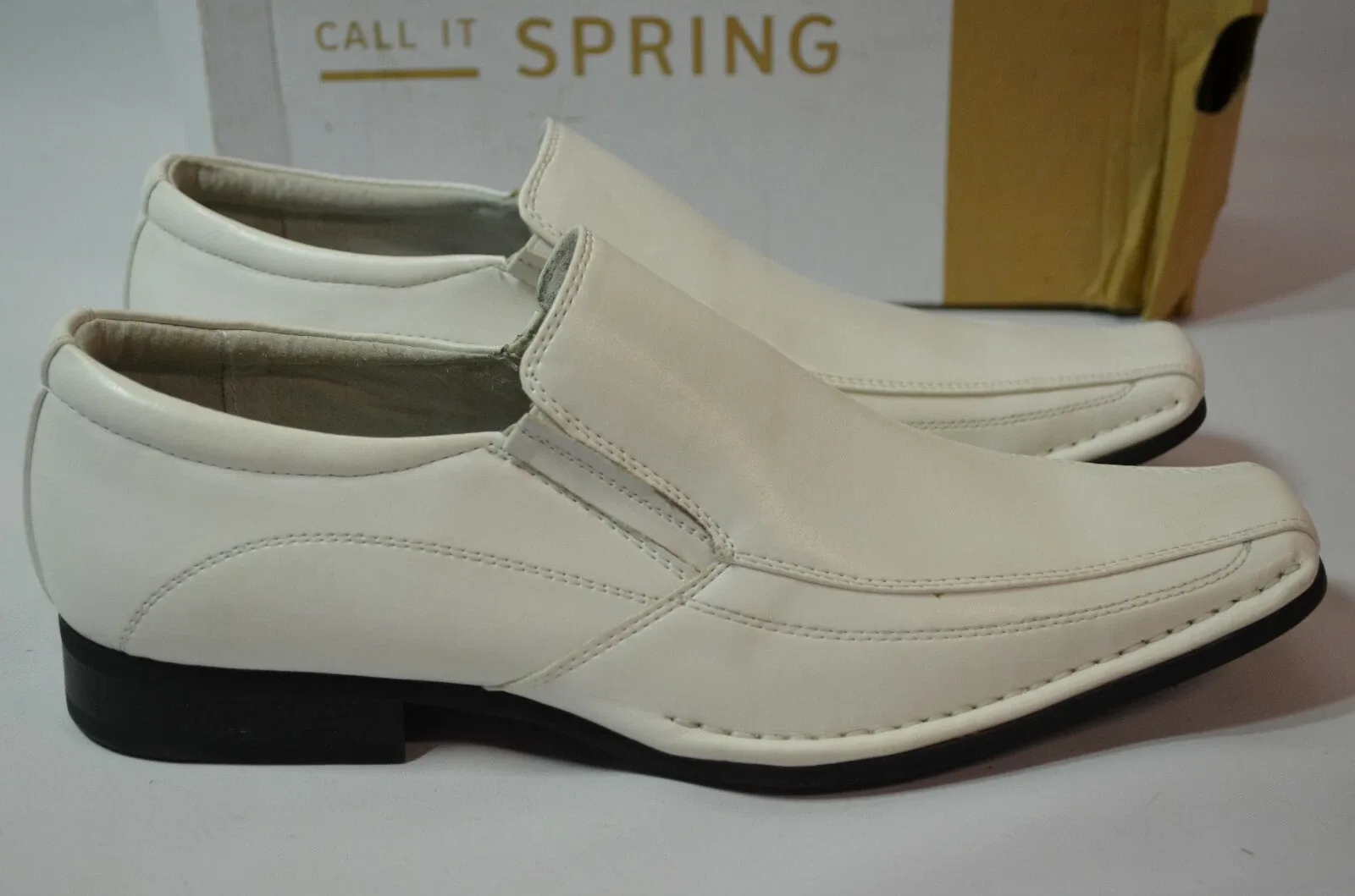 US 8 - Euro 41 Call it Spring Schindel Loafers White mens shoes image indicator(3)