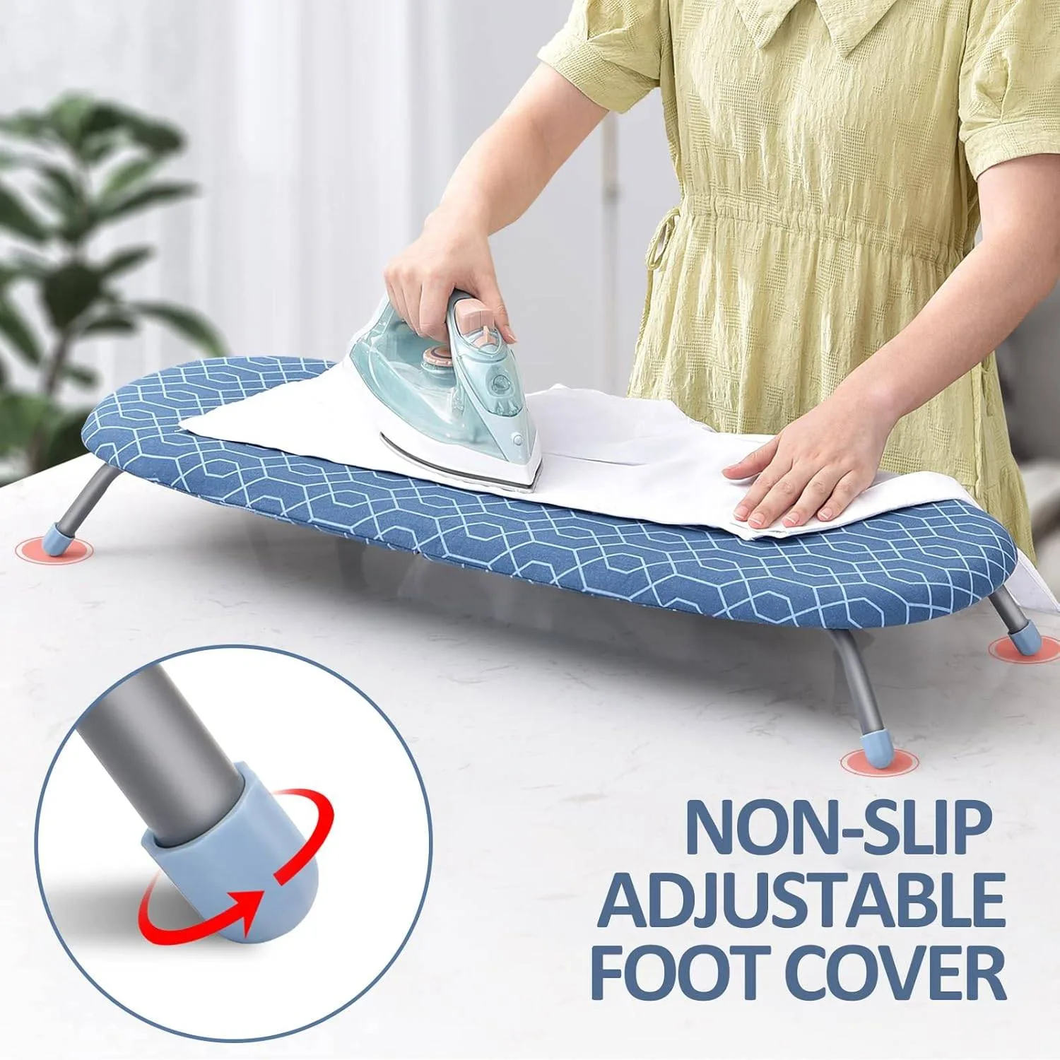 Foldable Tabletop Ironing Board – Deep Blue image indicator(5)