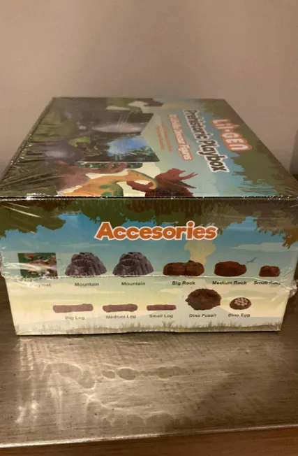 Li'l-Gen Prehistoric Playbox -12 LifeLike Dinosaur Figures, etc image indicator(2)