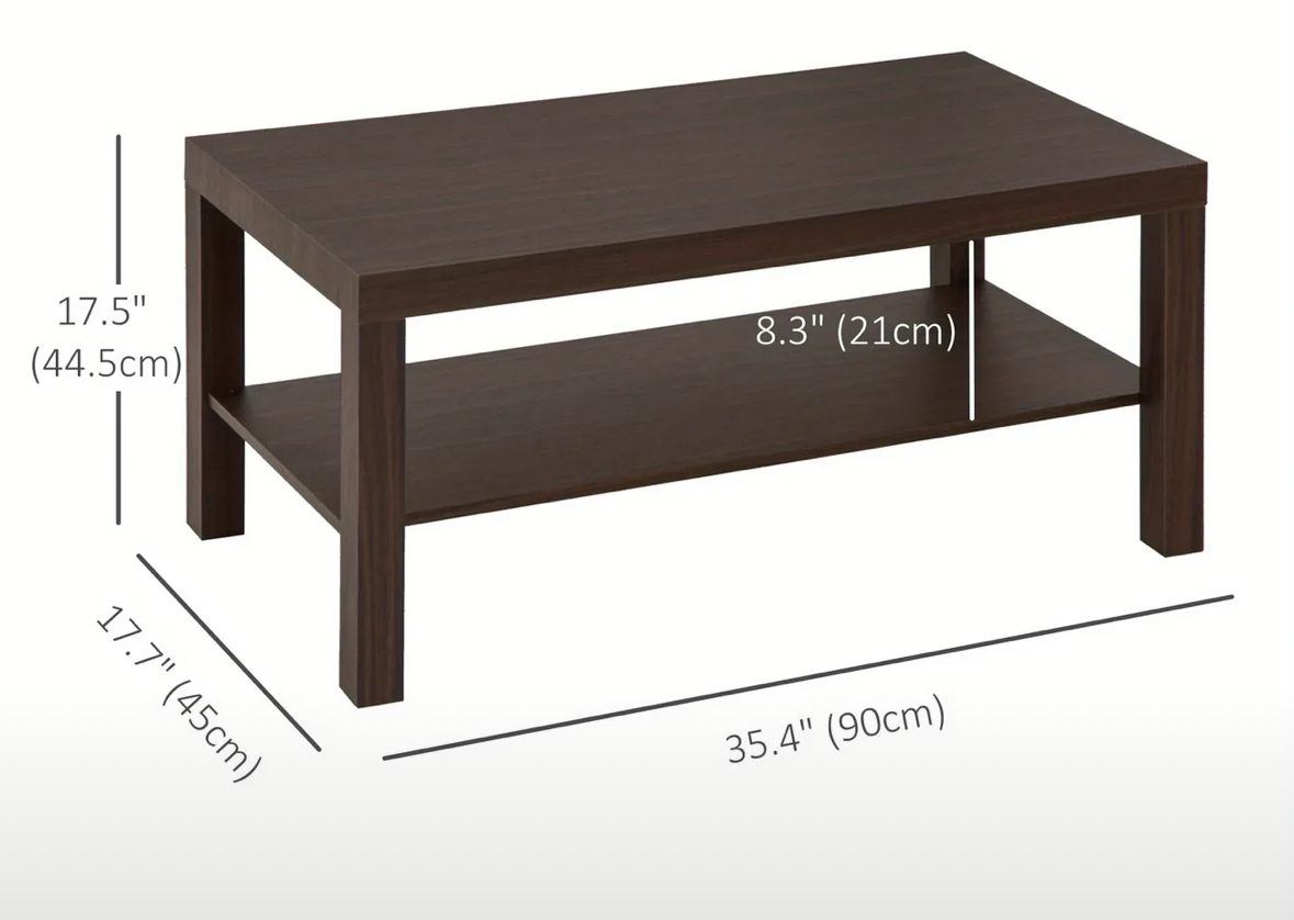 Wooden Rectangular Coffee Table - photo 4