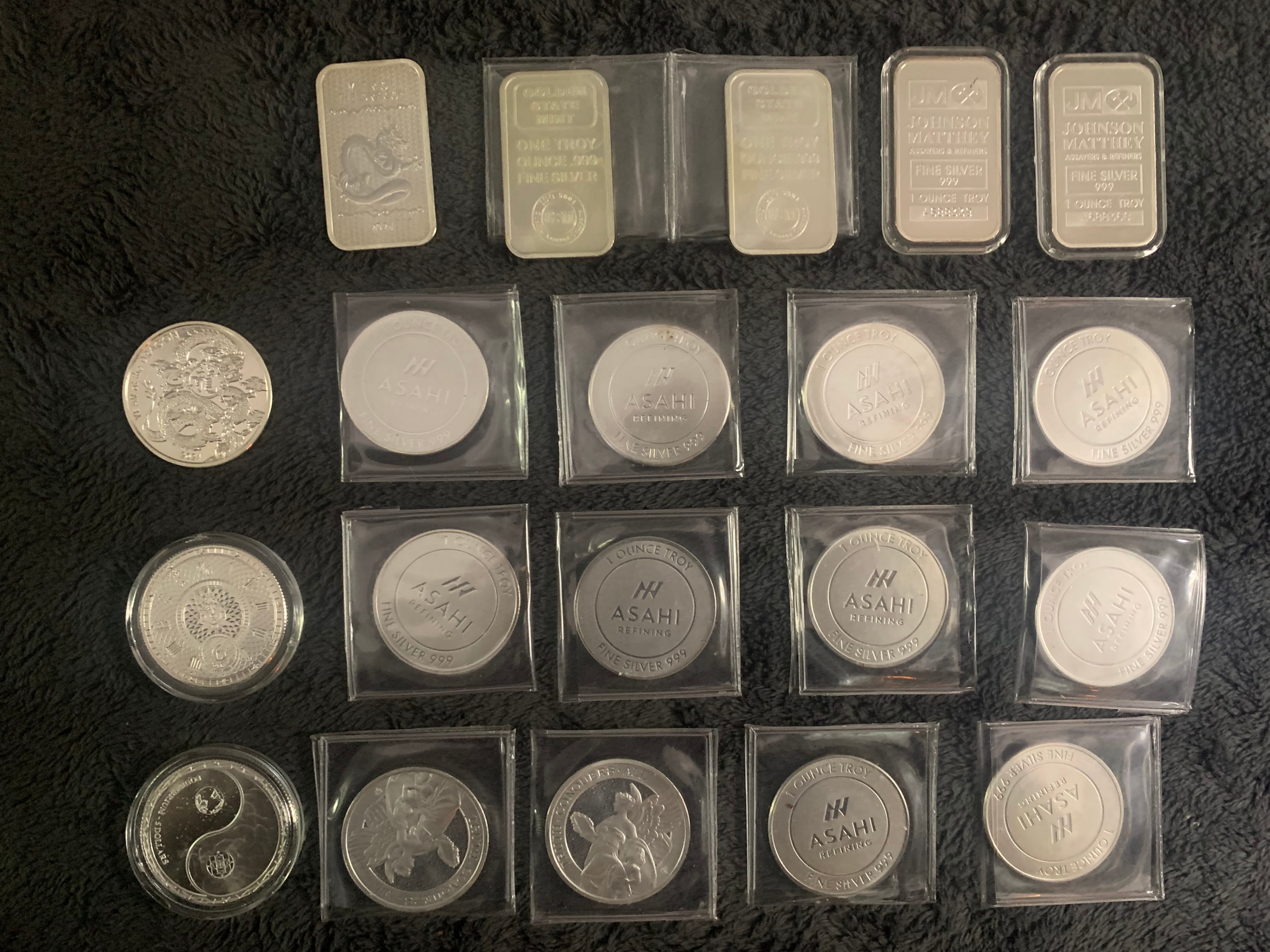 Lot of 20 1oz Coins / Silver Bars - photo 5