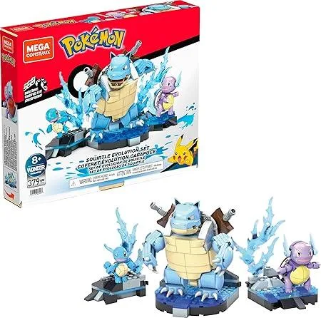 Mega Construx Pokémon Squirtle Evolution Set