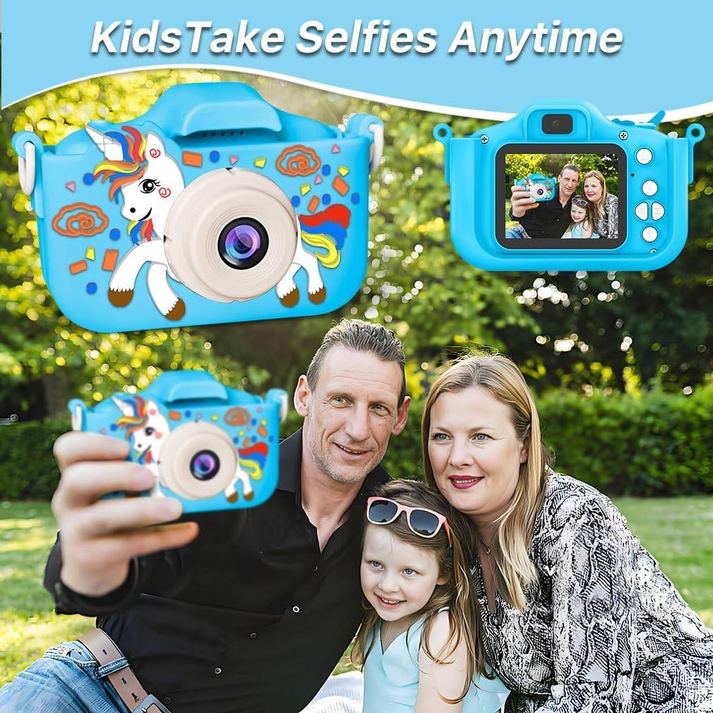 Kids Camera - Blue Unicorn Design - photo 5