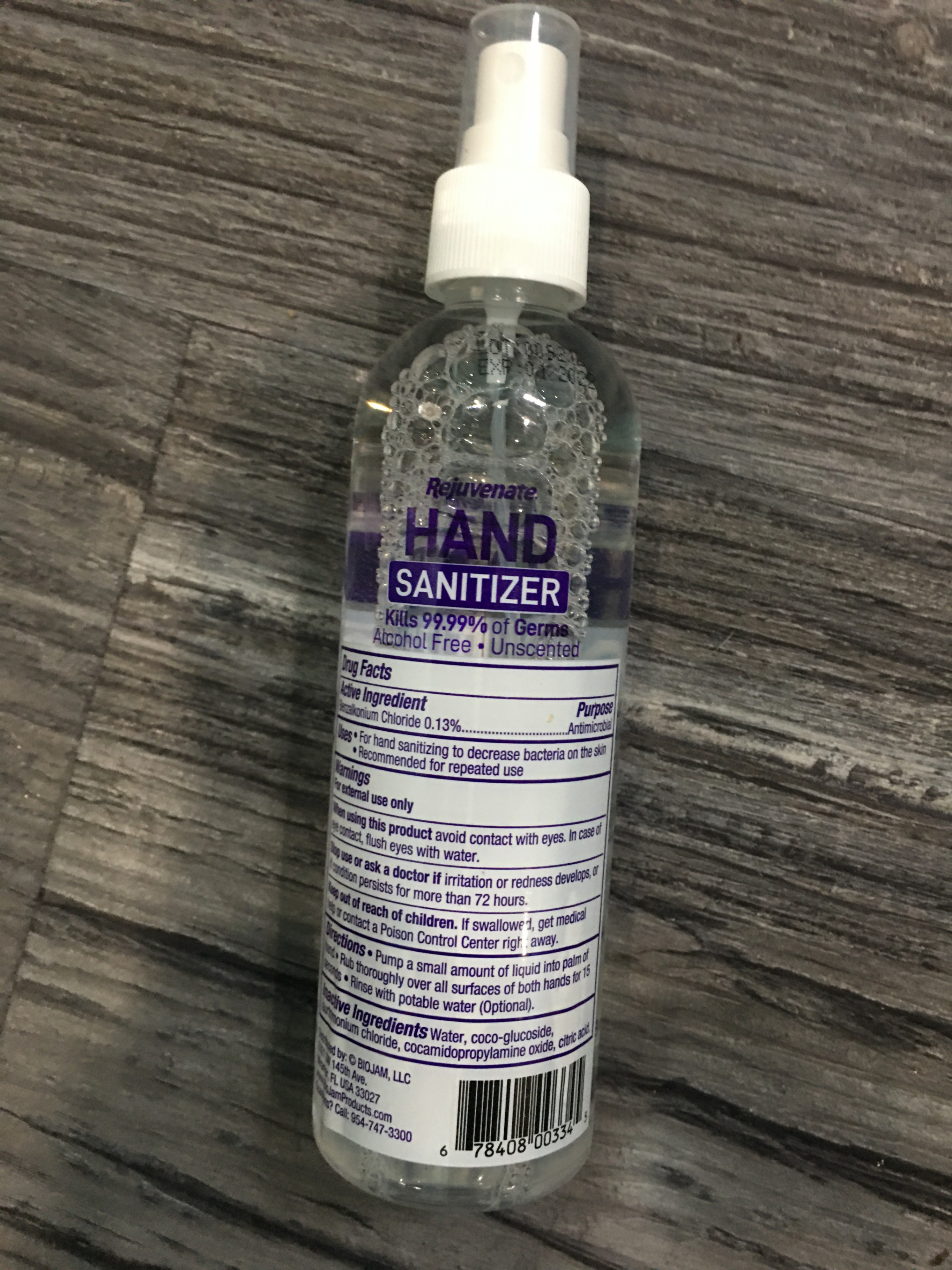 Rejuvenate Hand Sanitizer 8 fl oz - photo 2