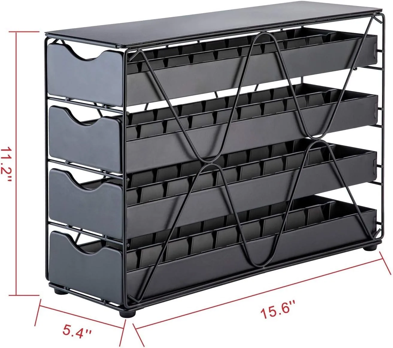 4 Tier Coffee Pod Holder for Nespresso Vertuo Pods (80 pods!)