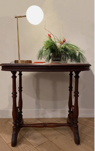 Antique Wooden Console Accent Side Table - photo 4