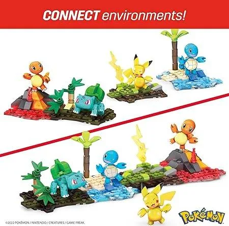 Mega Pokémon Kanto Region Team Building Set