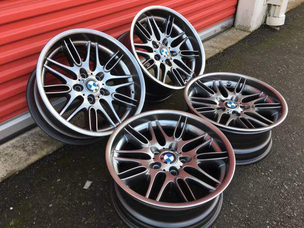Set of ULTRA RARE Genuine OEM 18" BMW E39 M5 Style 65 rims - photo 4