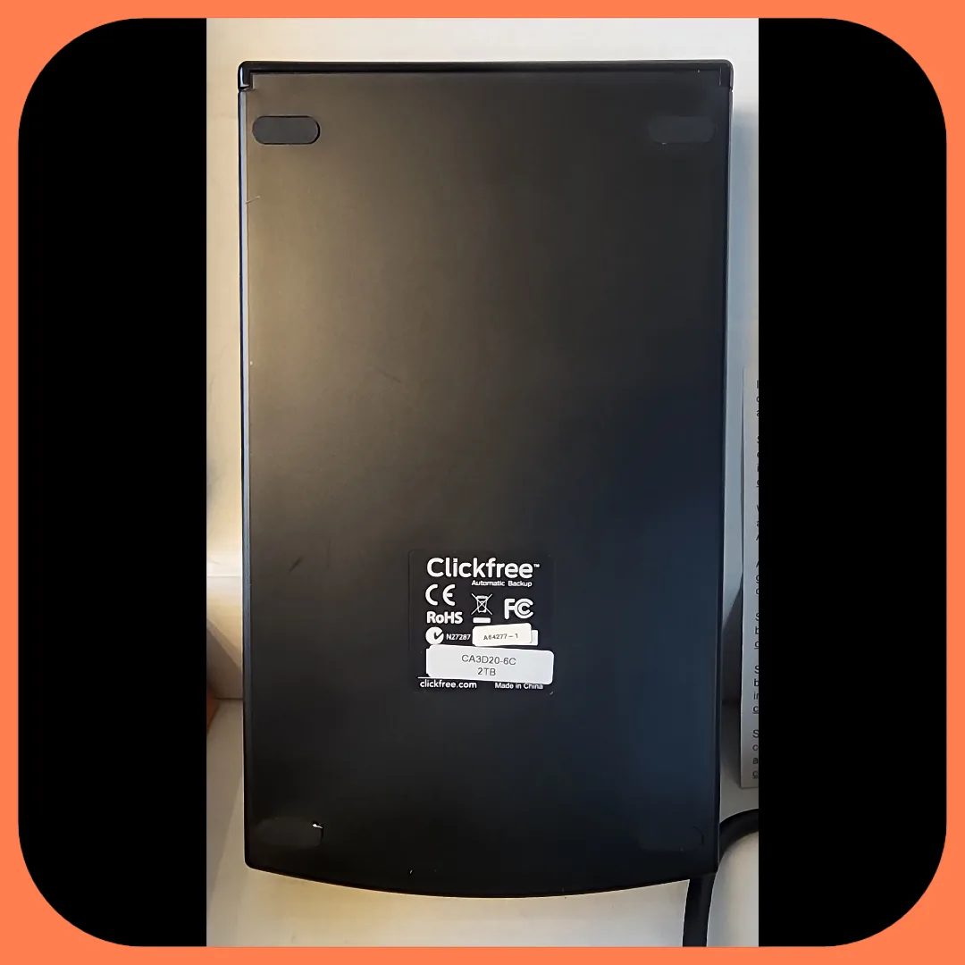 Clickfree C6 External Hard Drive 2TB image indicator(3)