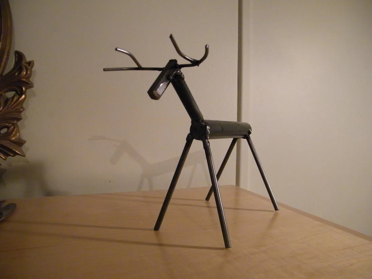 Metal Art Reindeer