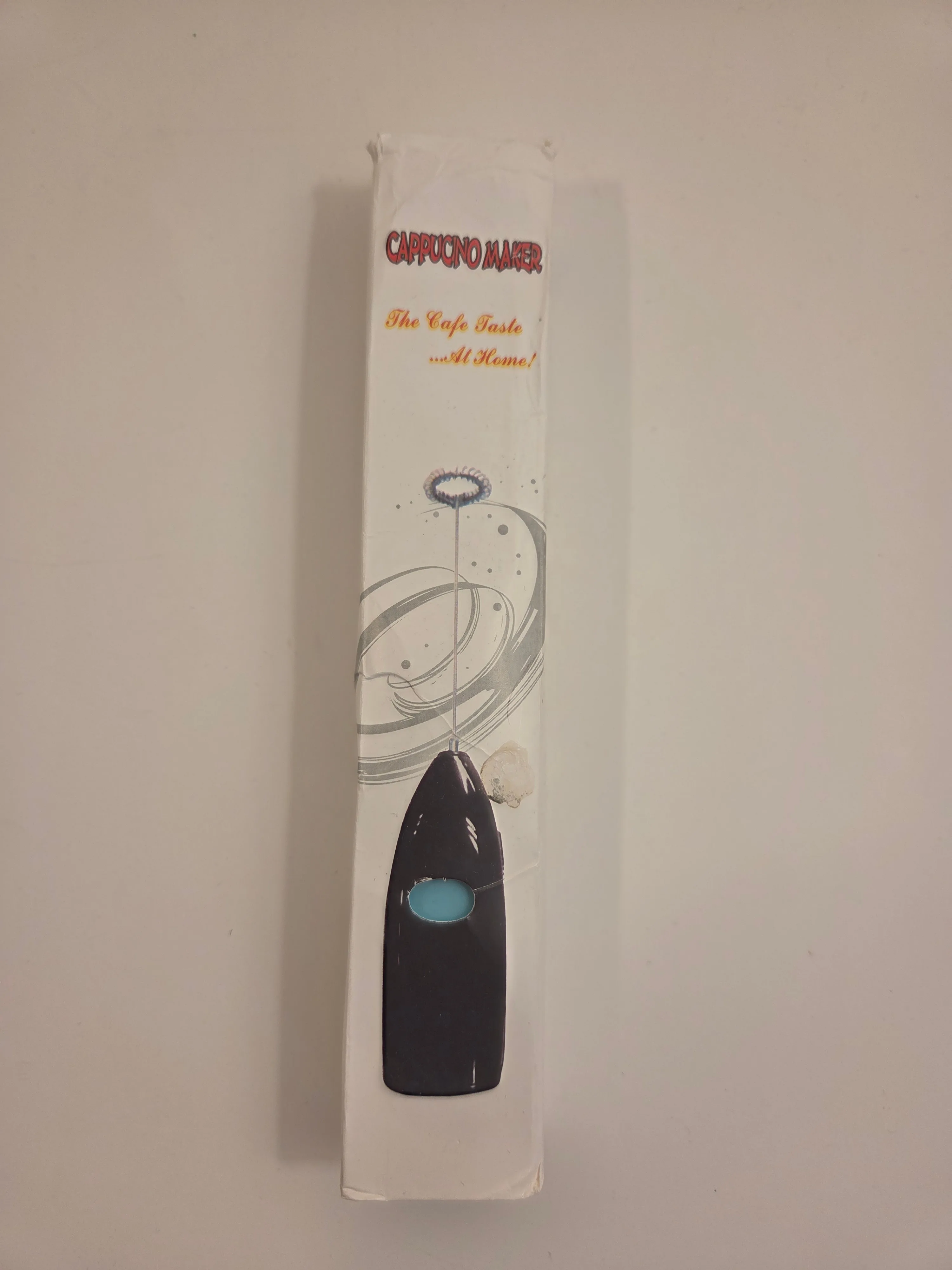 Handheld Milk Frother – New, battery powered, blue