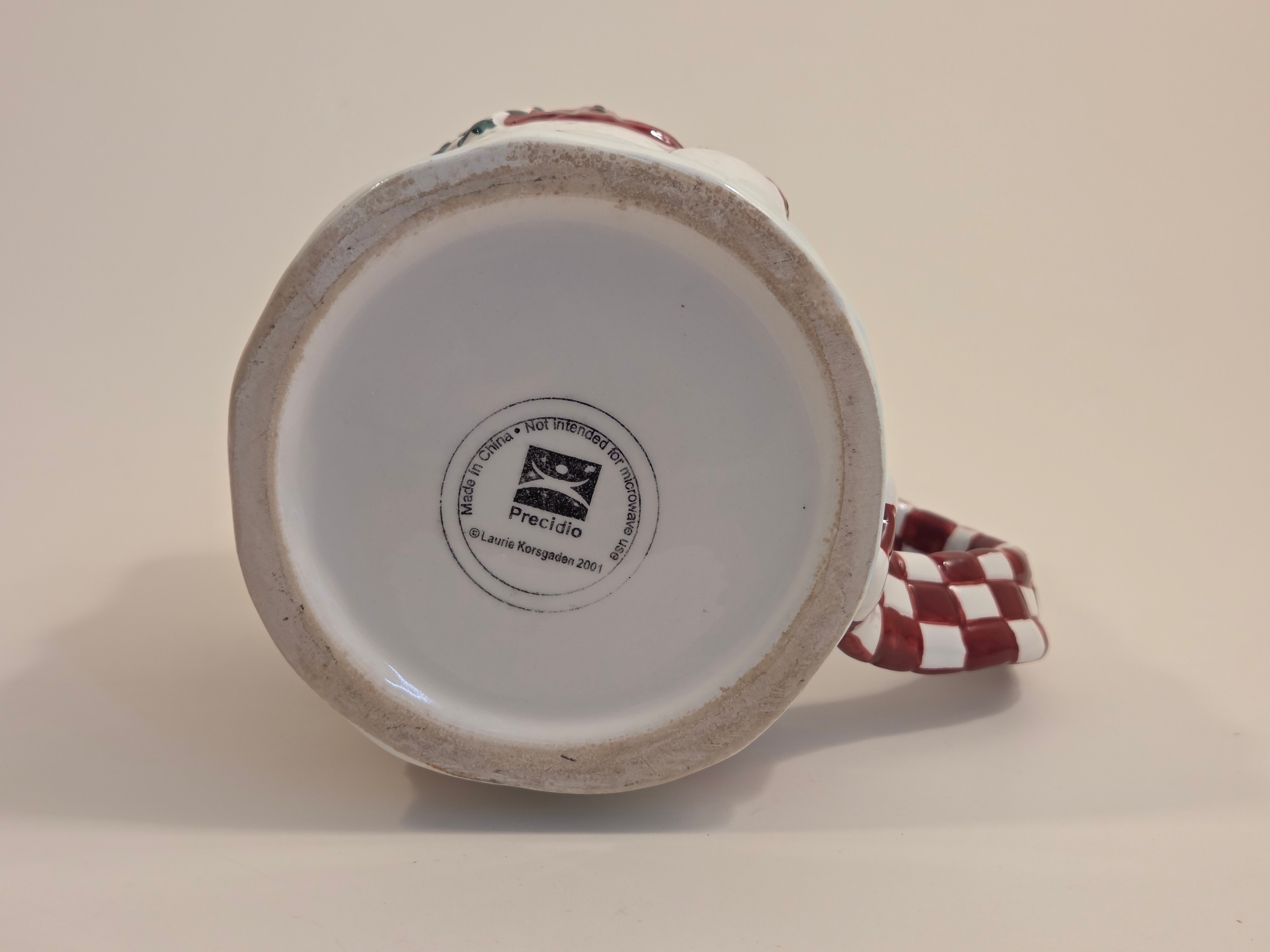 Presidio Snowman Mug by Laurie Korsgaden, 2001 - photo 3