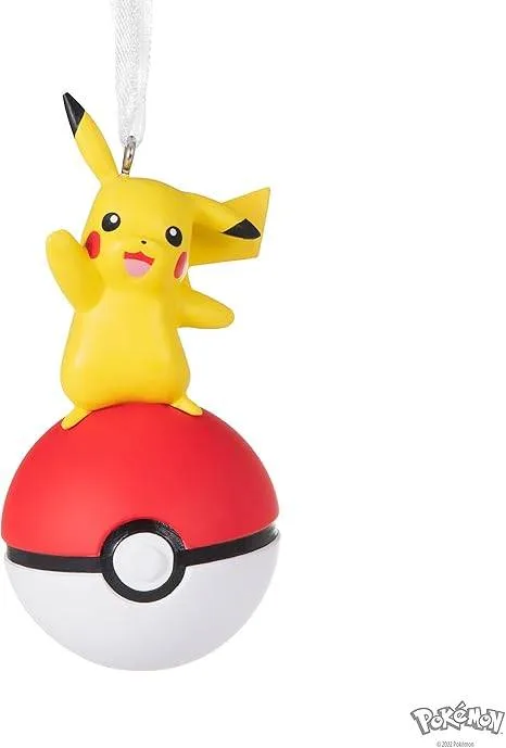 Hallmark Pokemon Pikachu Christmas Tree Ornament image indicator(2)